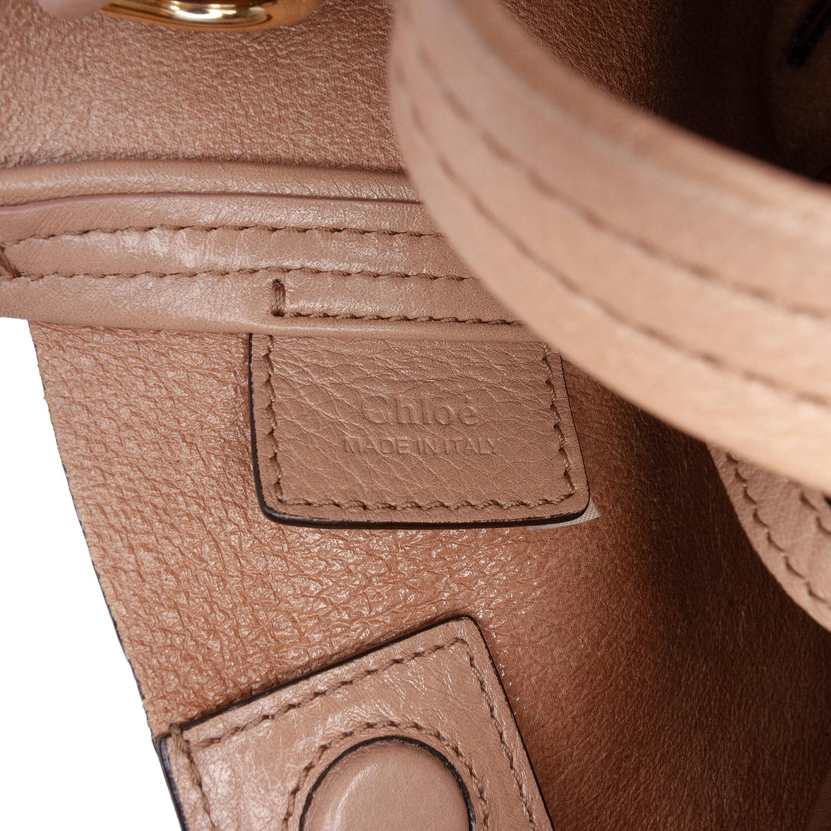 Chloe Small Grained Calfskin Spin Satchel