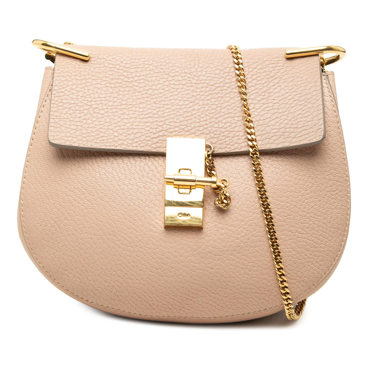 Chloe Small Grained Lambskin Drew Crossbody