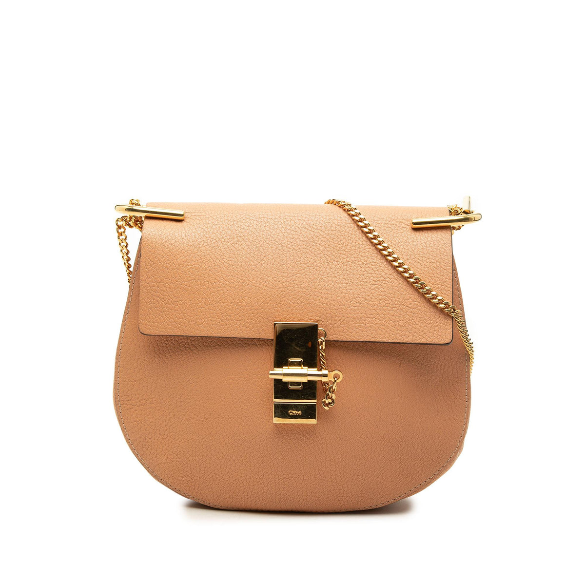 Chloe Small Grained Lambskin Drew Crossbody