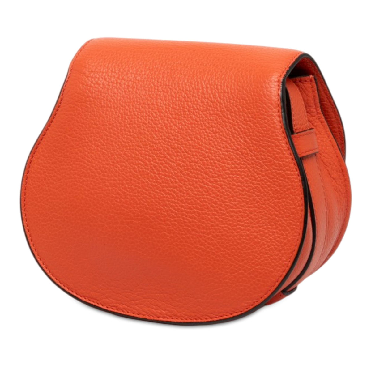 Chloe Small Grained Leather Marcie Saddle Crossbody