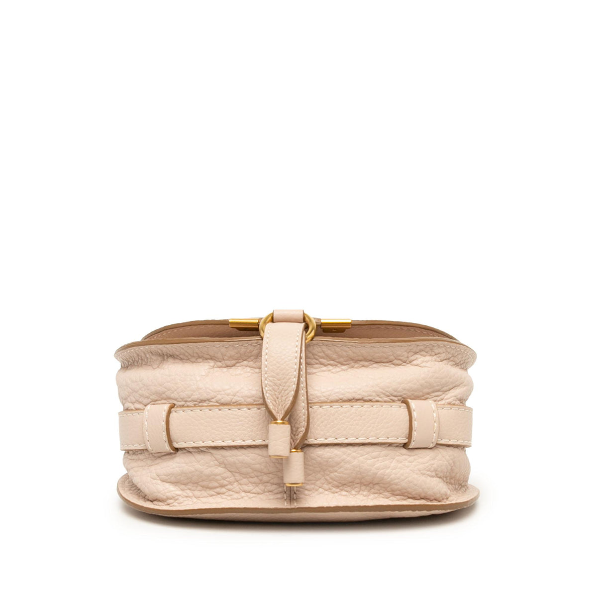 Chloe Small Grained Leather Marcie Saddle Crossbody