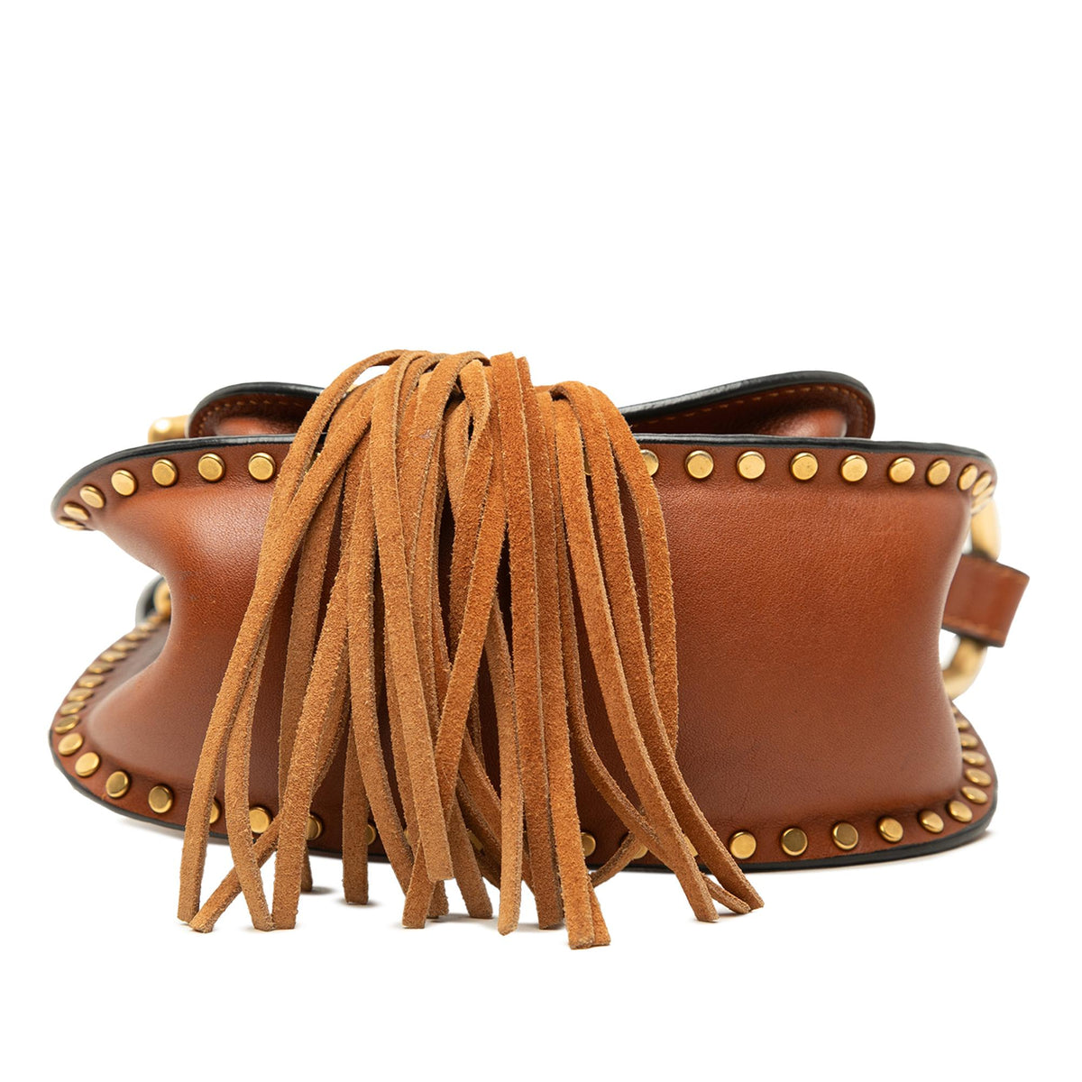 Chloe Small Leather Braided Hudson Crossbody
