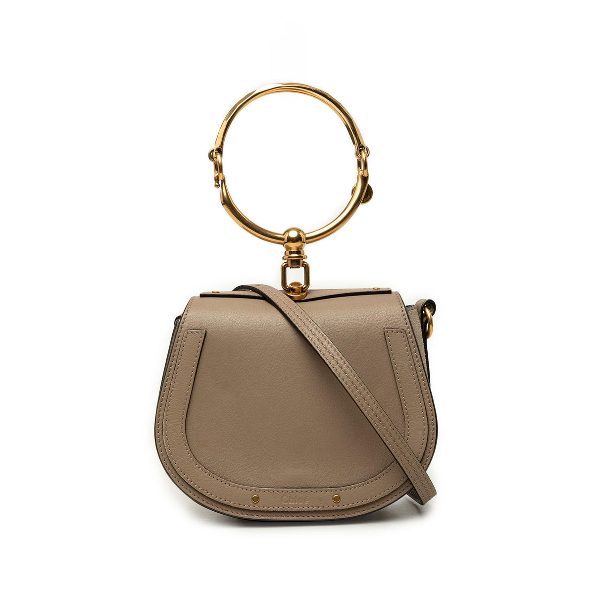 Chloe Small Leather Nile Bracelet Satchel