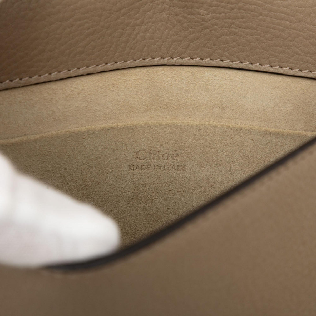 Chloe Small Leather Nile Bracelet Satchel