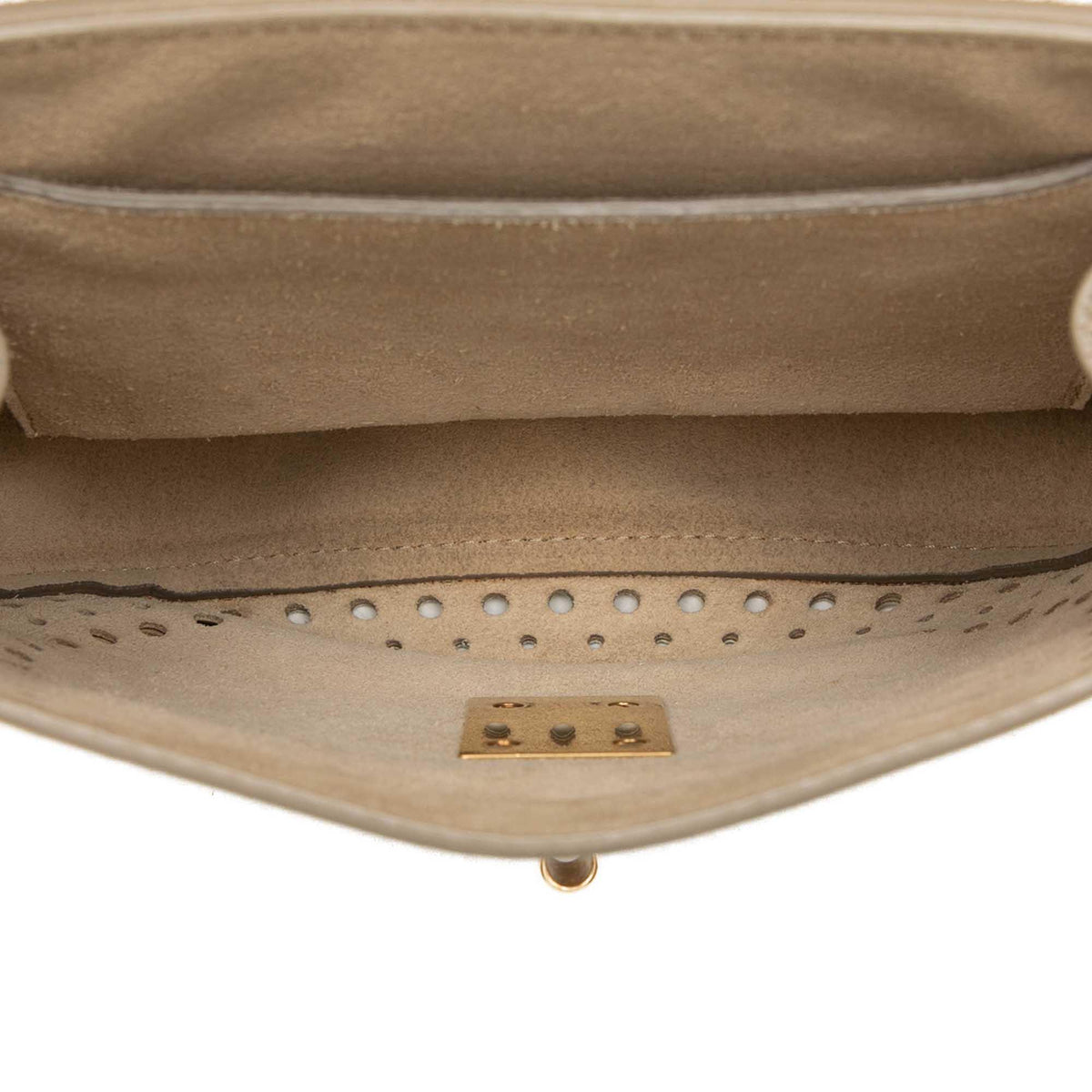Chloe Small Perforated Leather Drew Crossbody