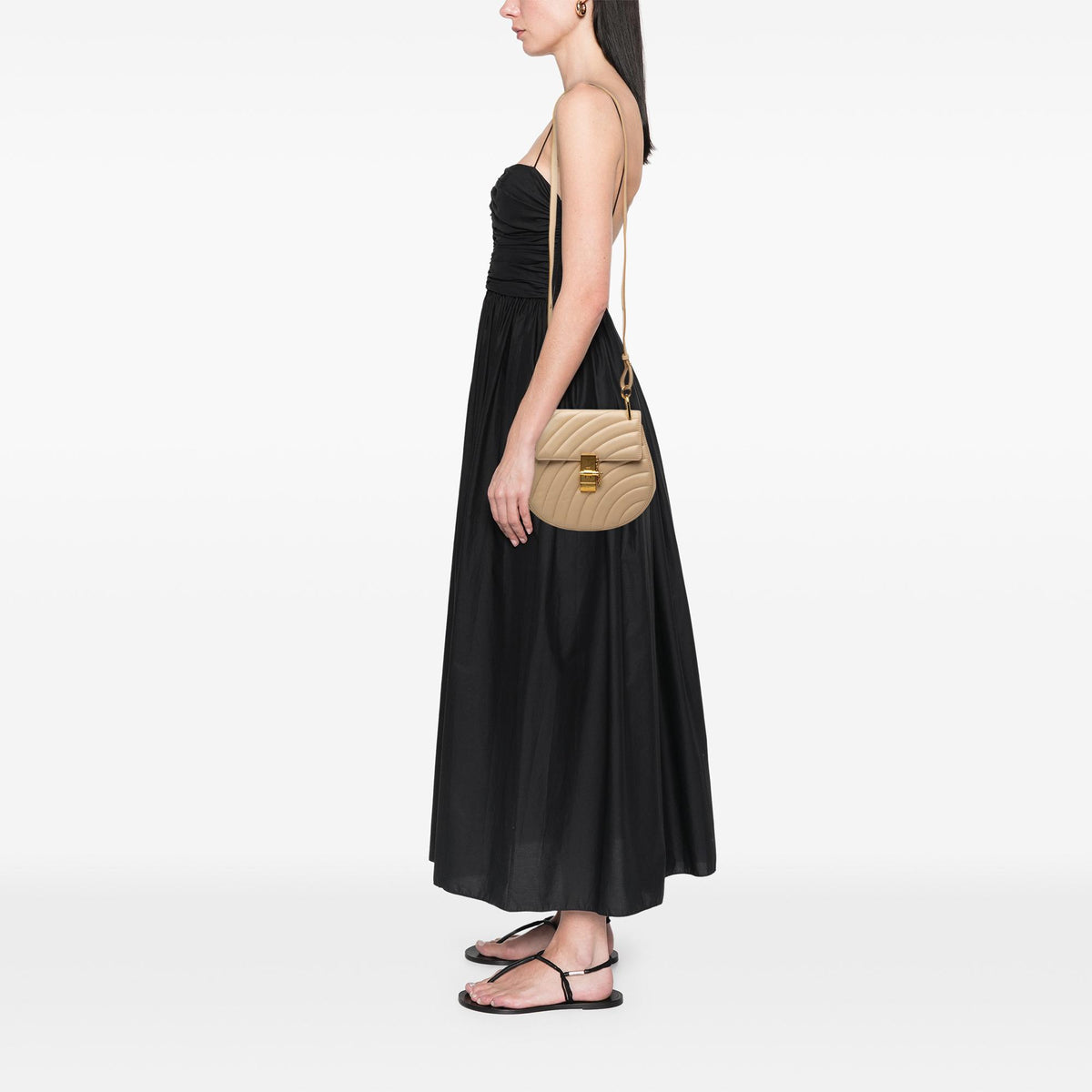 Chloe Small Quilted Leather Drew Bijou Crossbody