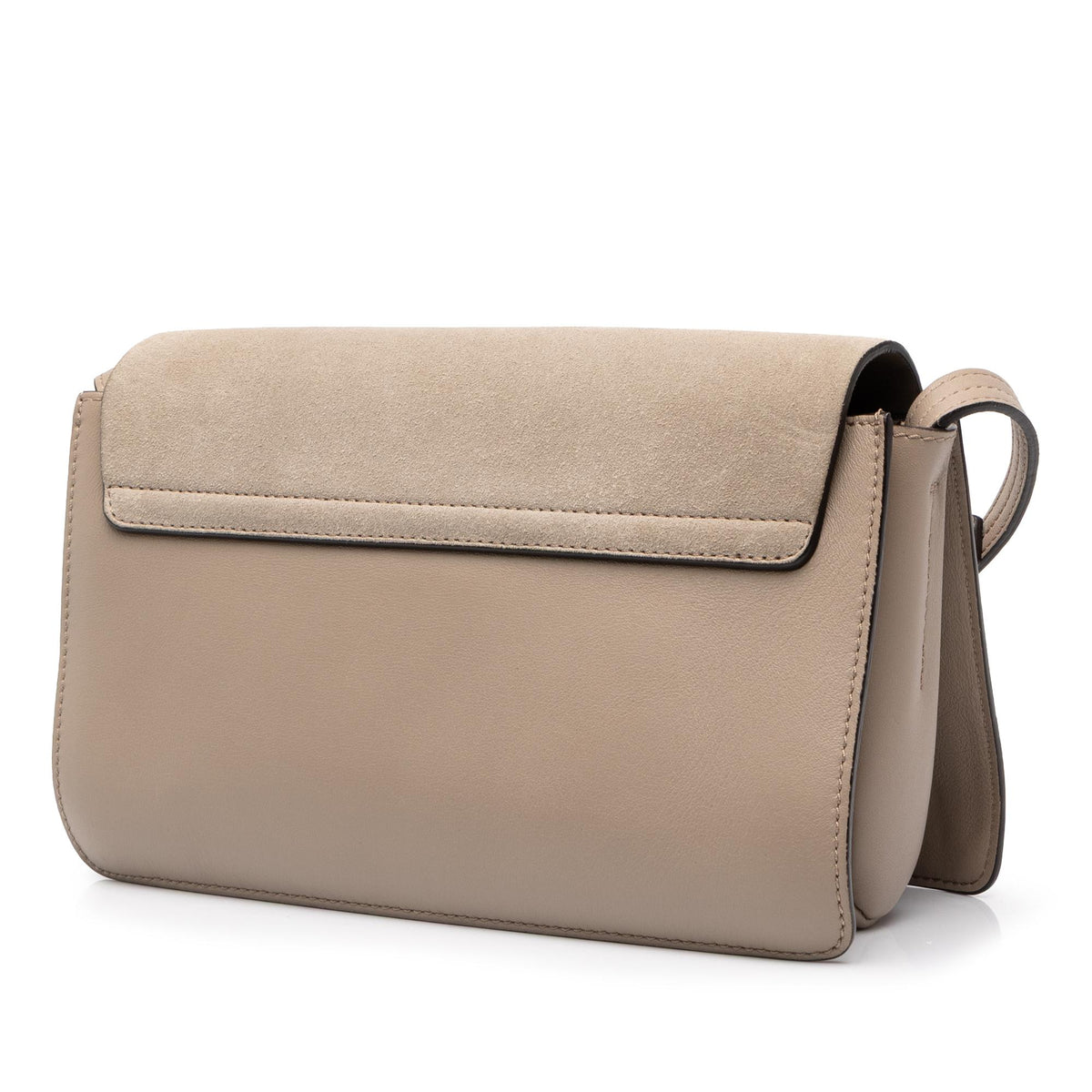 Chloe Small Suede and Calfskin Faye Crossbody