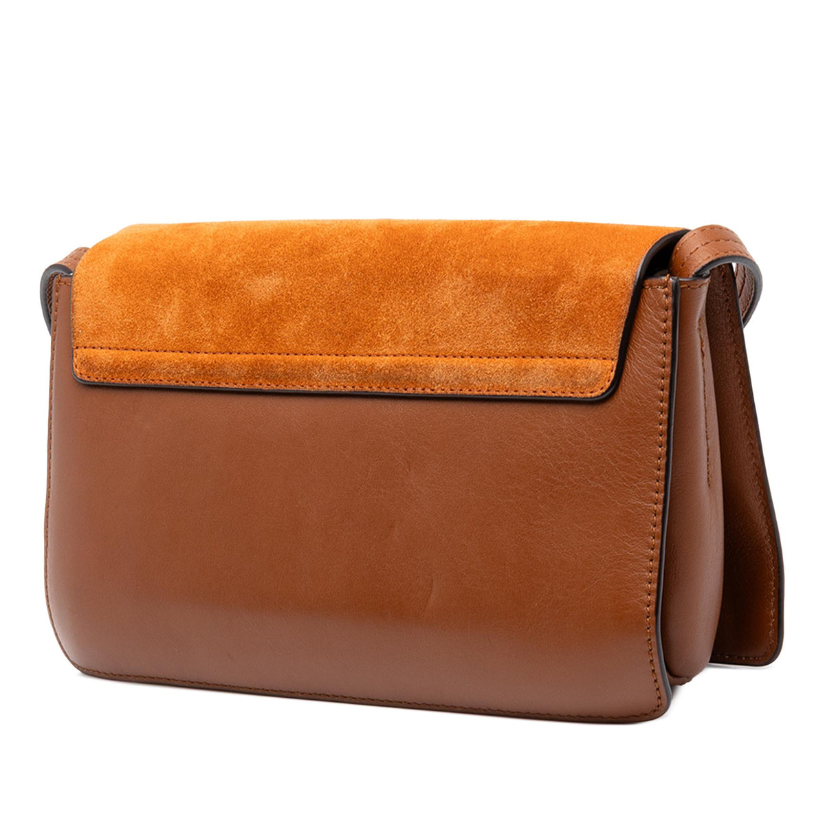 Chloe Small Suede and Calfskin Faye Crossbody