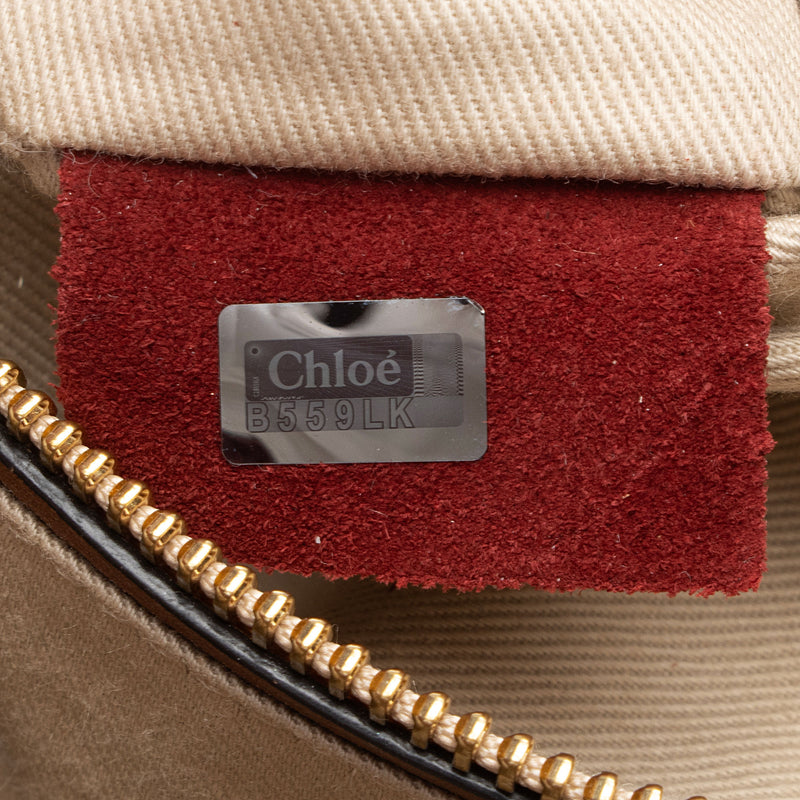 Chloe Suede Lexa Shoulder Bag (SHF-fbjTXb)