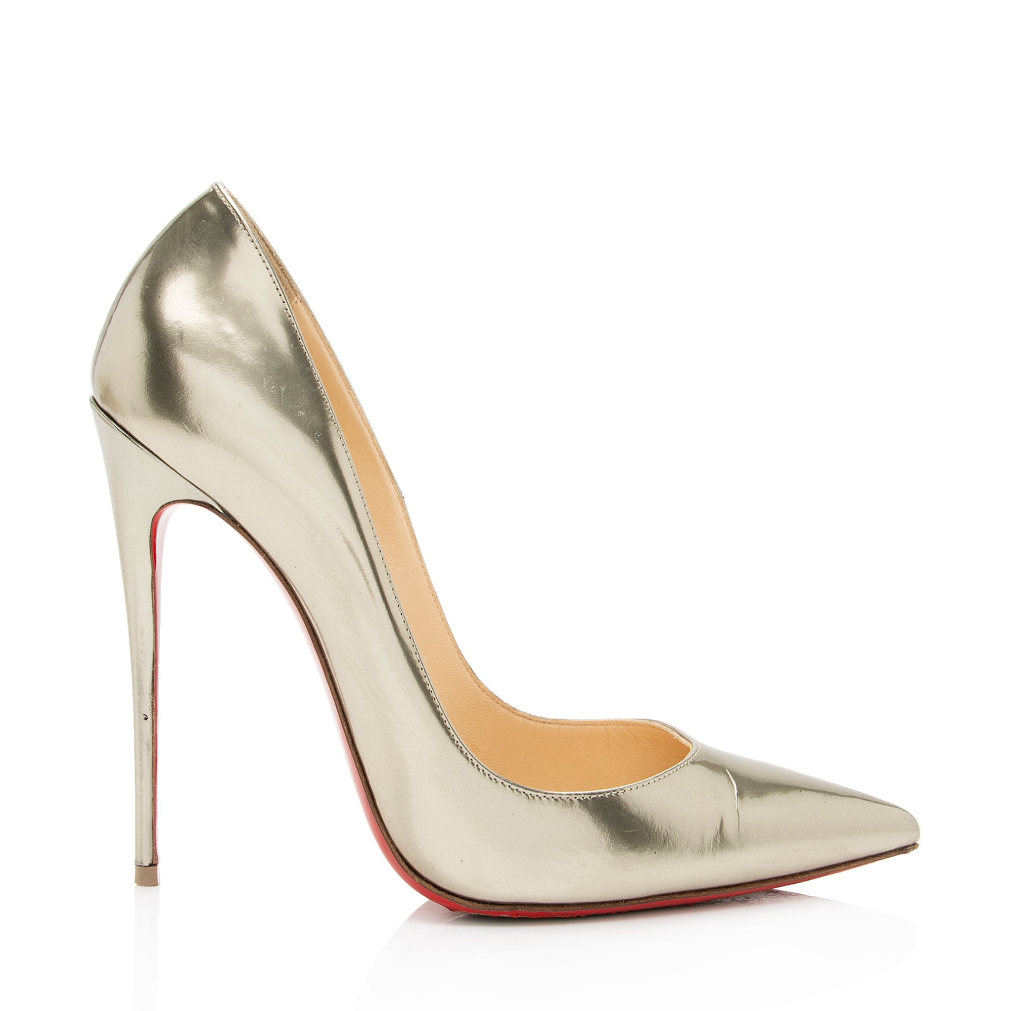 Christain Louboutin Patent Leather Pigalle Follies 120 Pumps - Size 10 / 40 (SHF-ME1DgX)