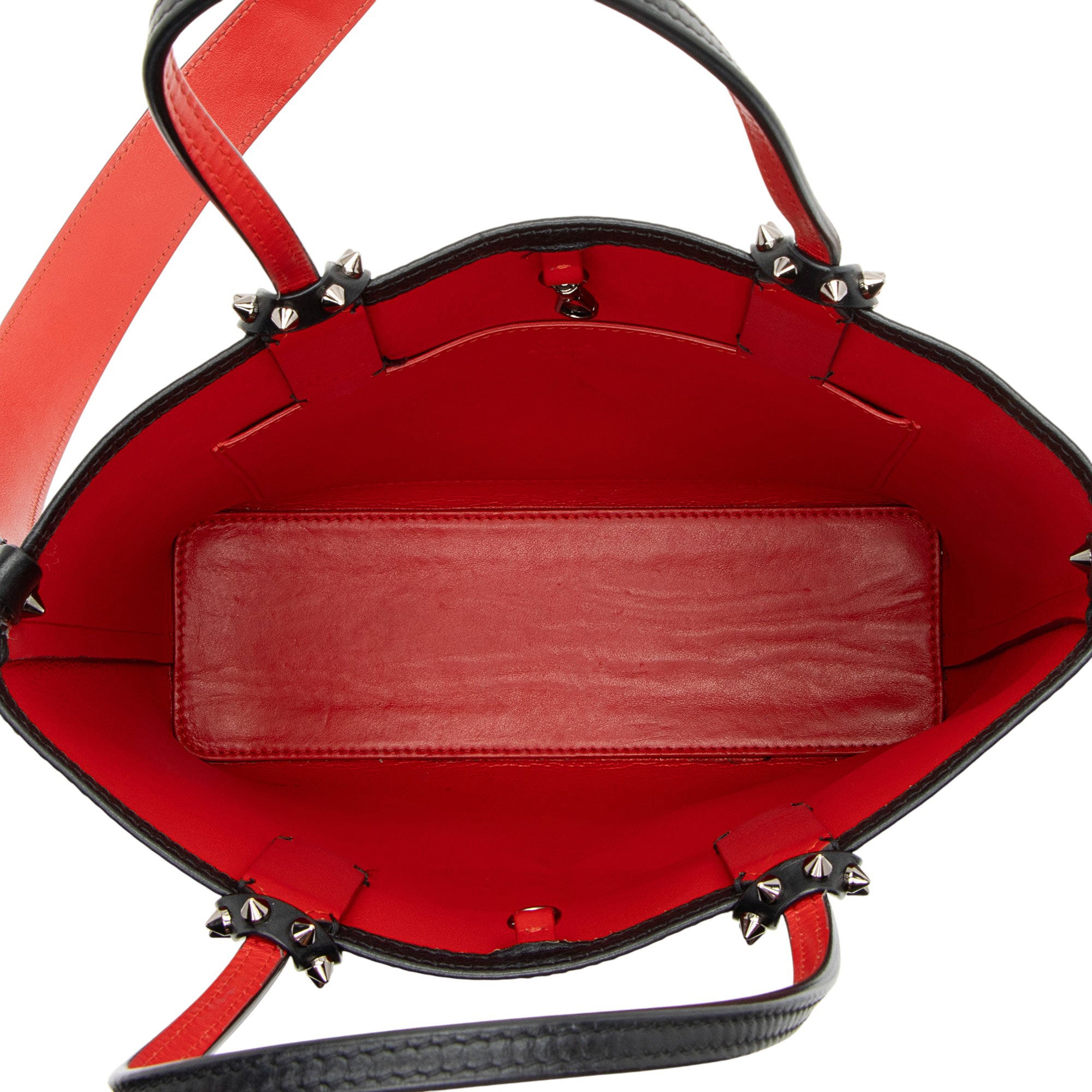 Christian Louboutin Calfskin Spikes Cabata N/S Tote