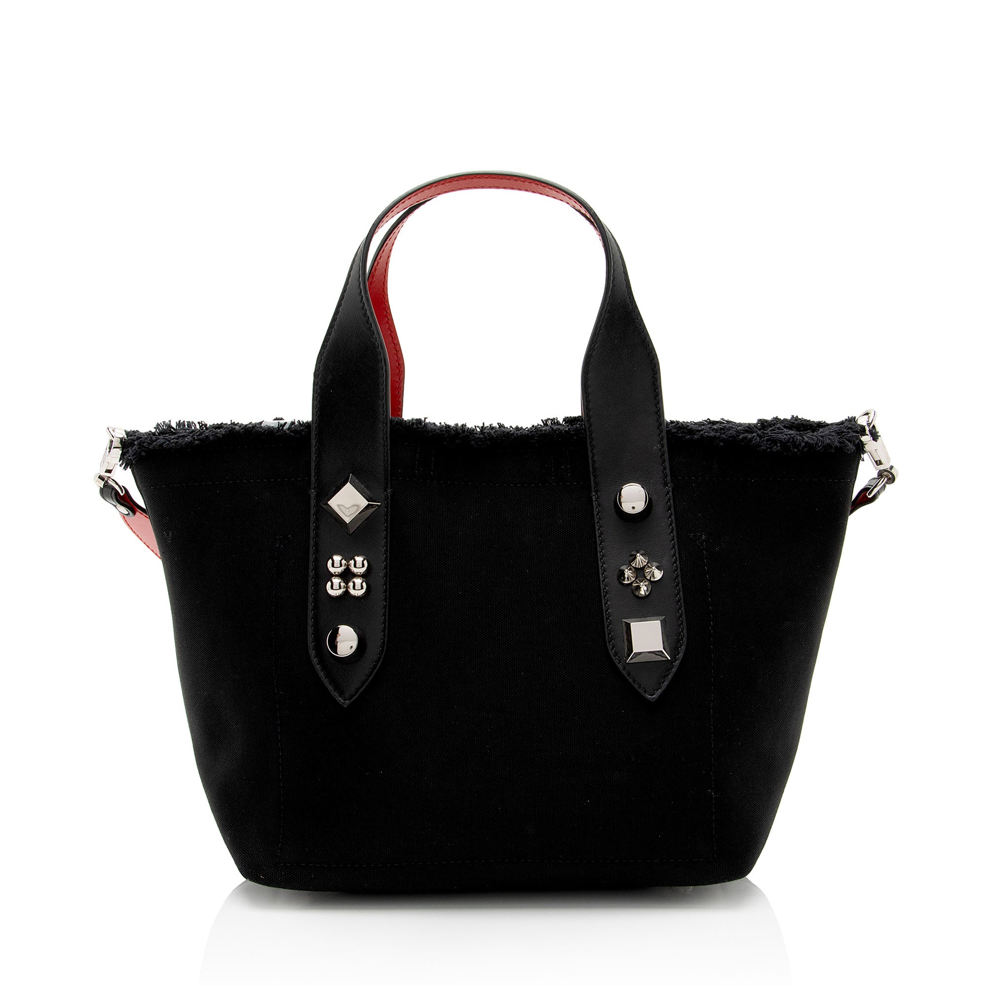 Christian Louboutin Canvas Frangibus Printed Small Tote (SHF-SFTZBU)