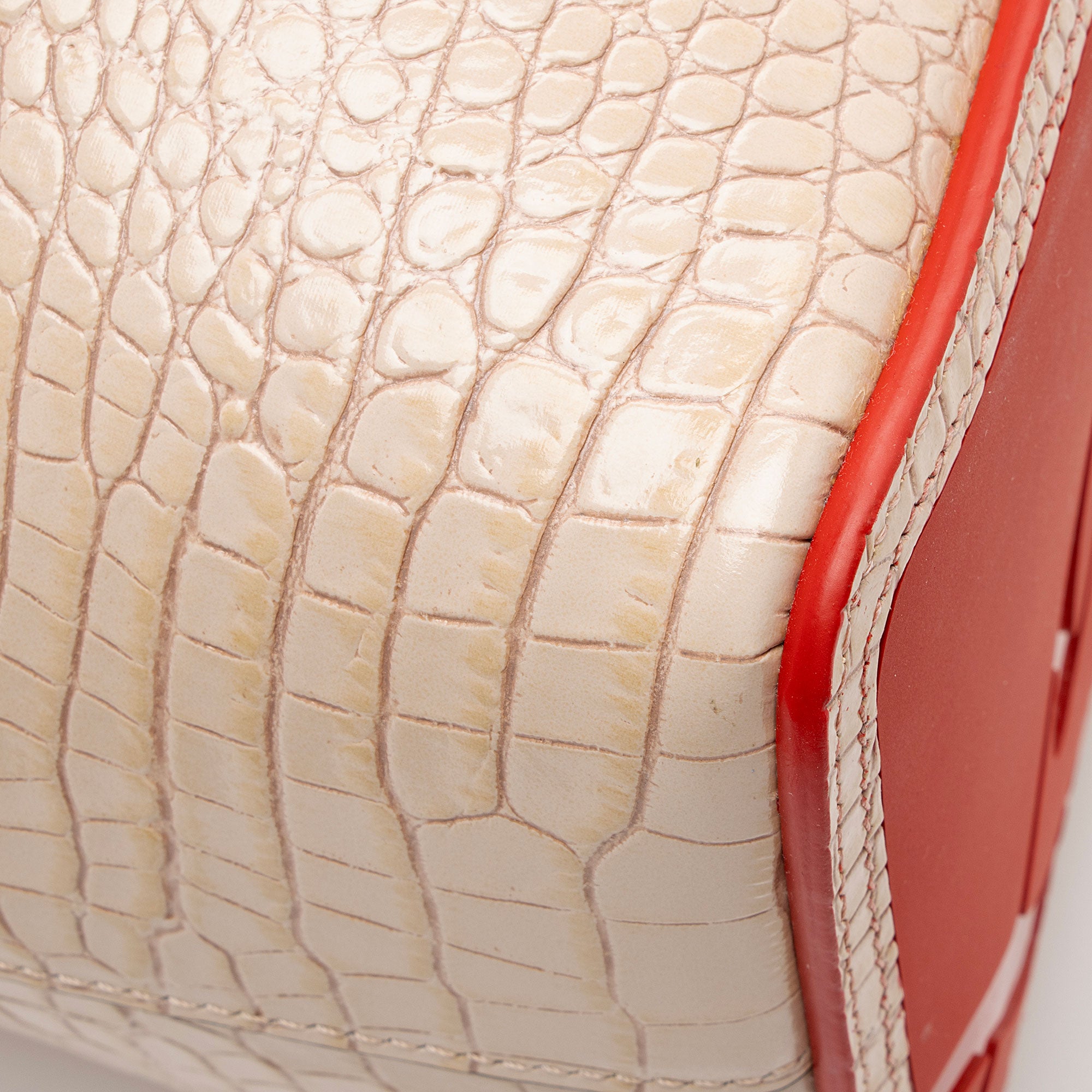 Christian Louboutin Croc Embossed Leather Cabarock Small Tote (SHF-agxwVX)