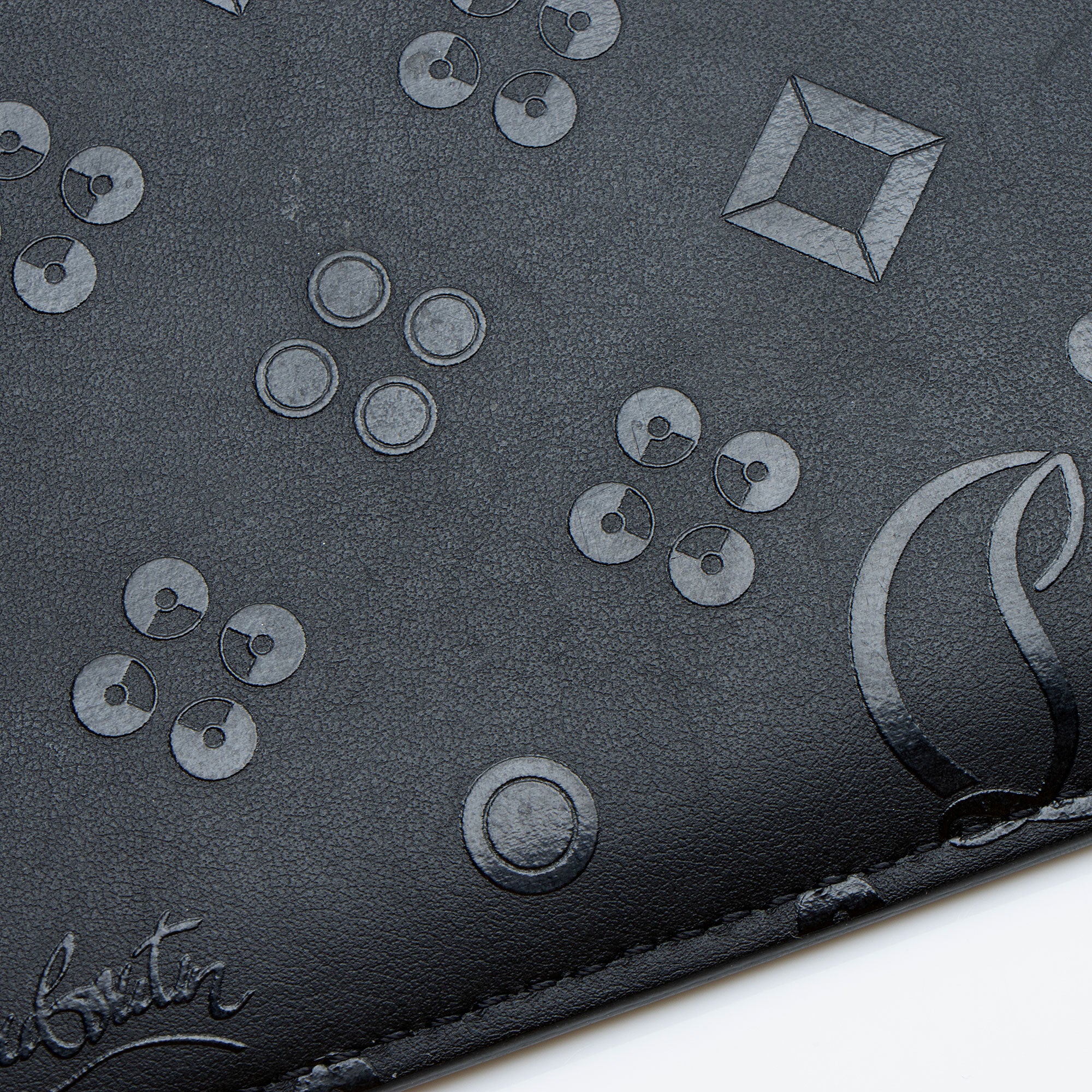 Christian Louboutin Embossed Leather Loubinthesky Pochette