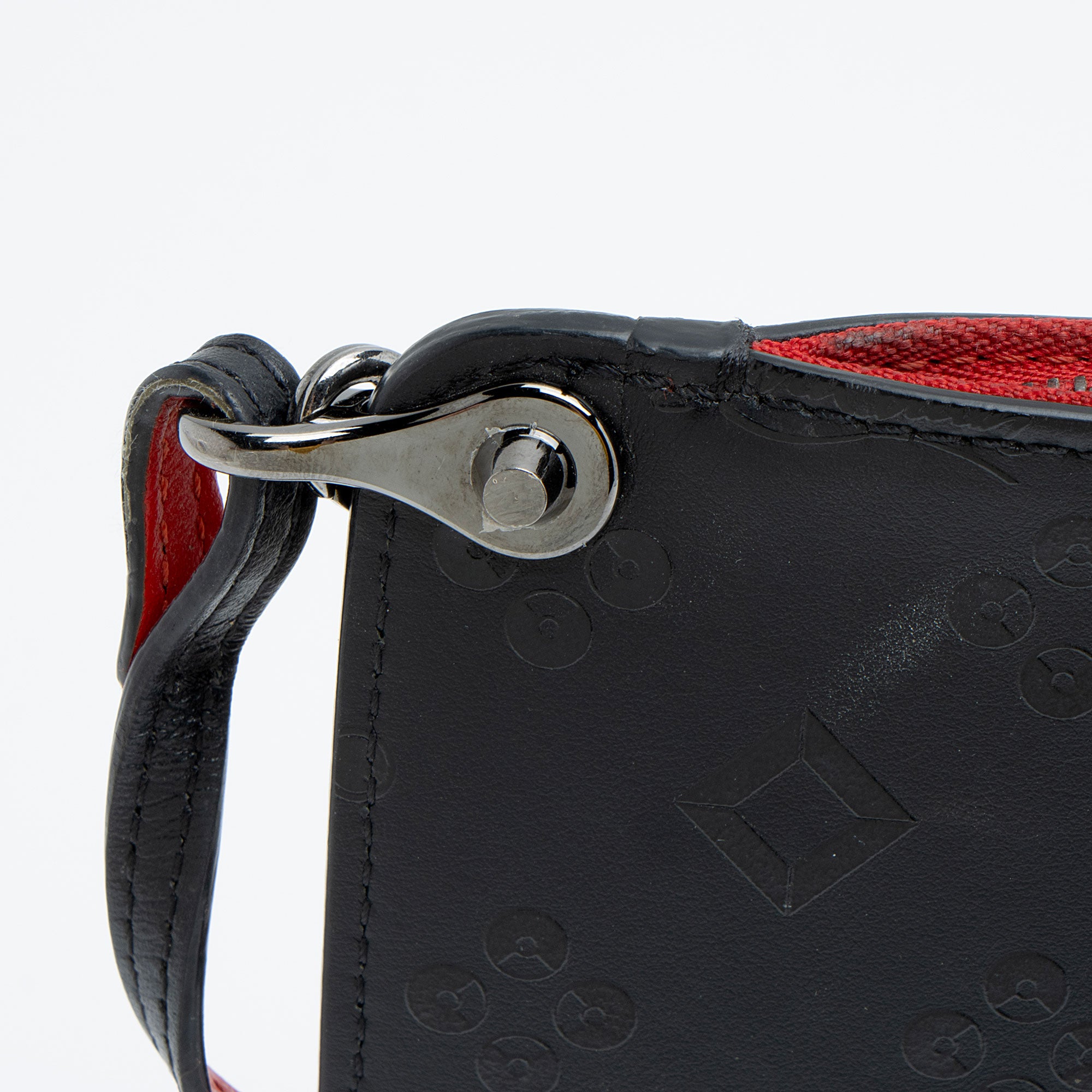 Christian Louboutin Embossed Leather Loubinthesky Pochette