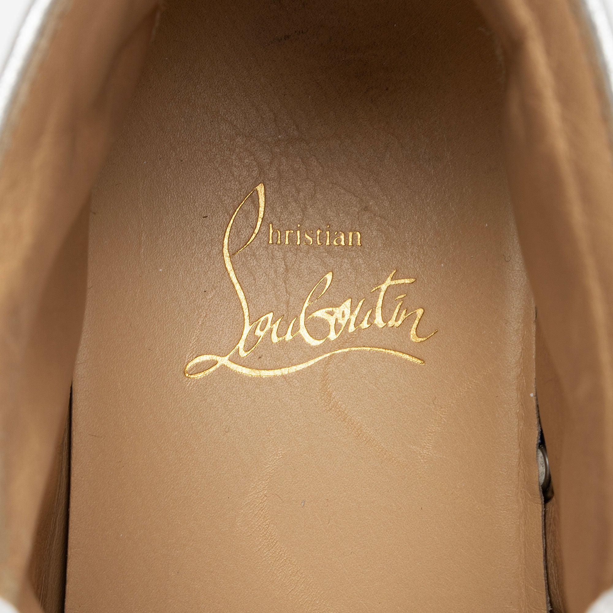 Christian Louboutin Glitter Fabric Orlato High Top Sneakers - Size 7 / 37 (SHF-TjszmX)