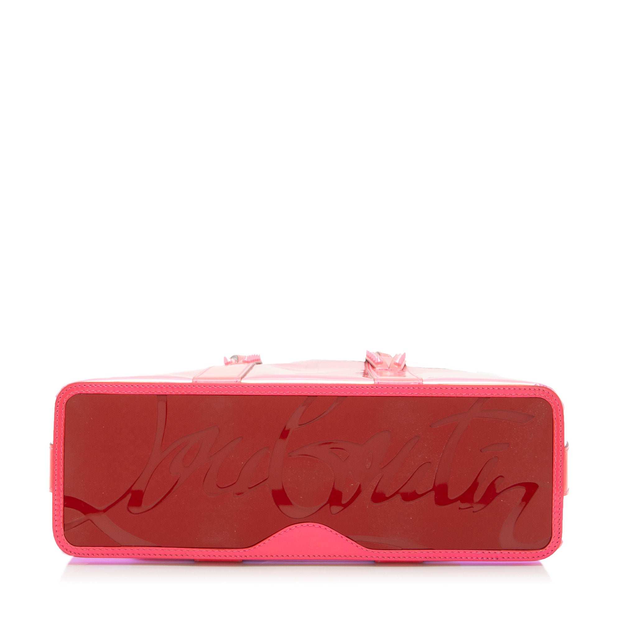 Christian Louboutin Iridescent PVC Cabata Small Tote