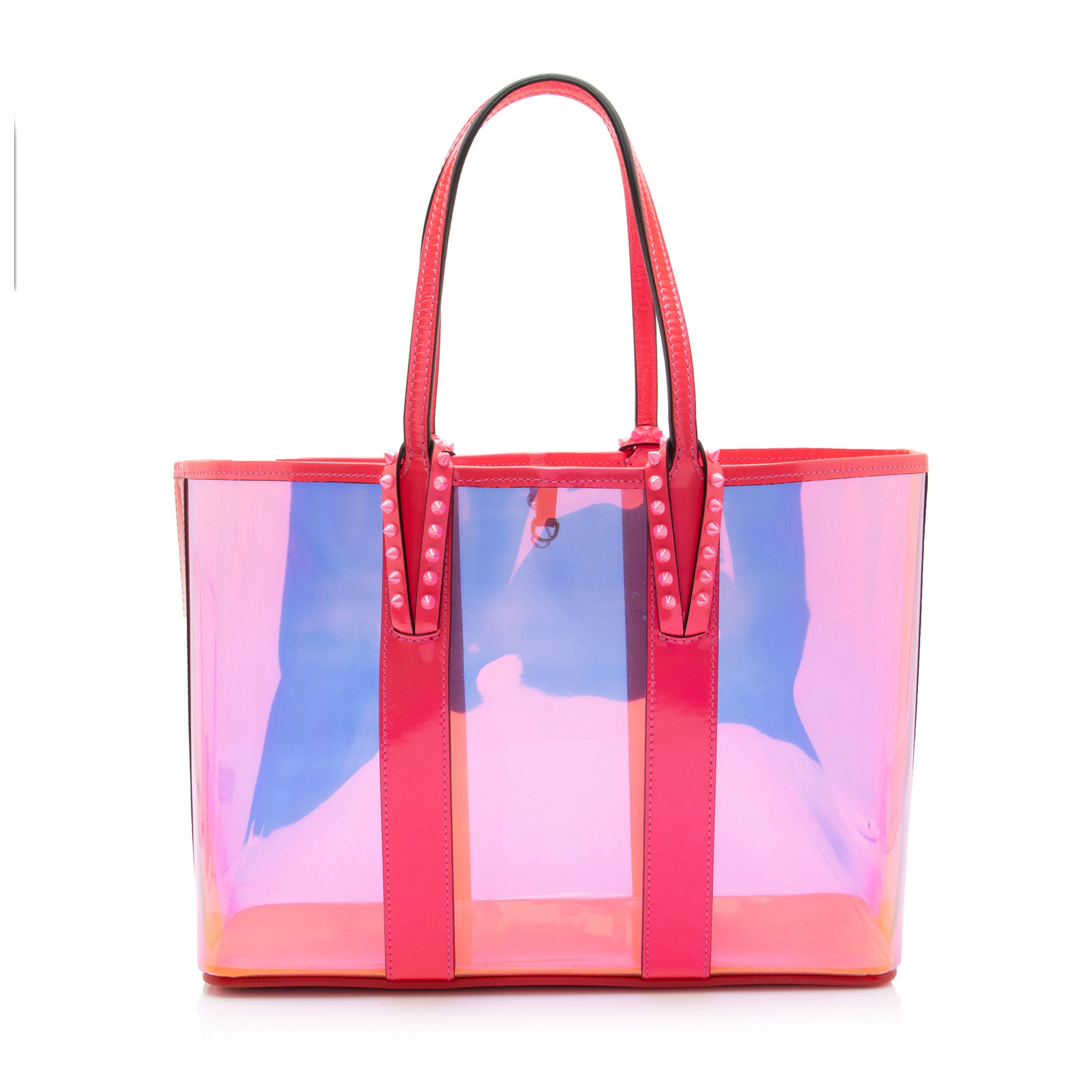 Christian Louboutin Iridescent PVC Cabata Small Tote
