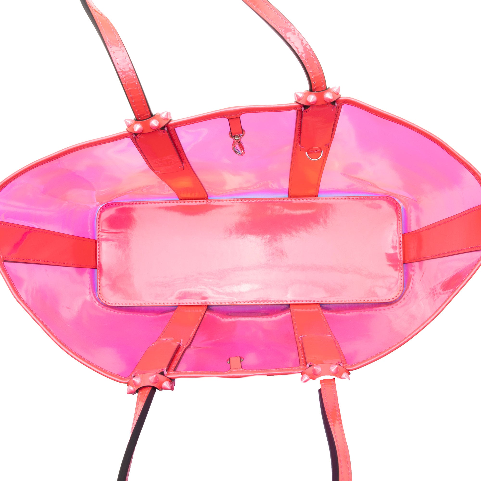 Christian Louboutin Iridescent PVC Cabata Small Tote