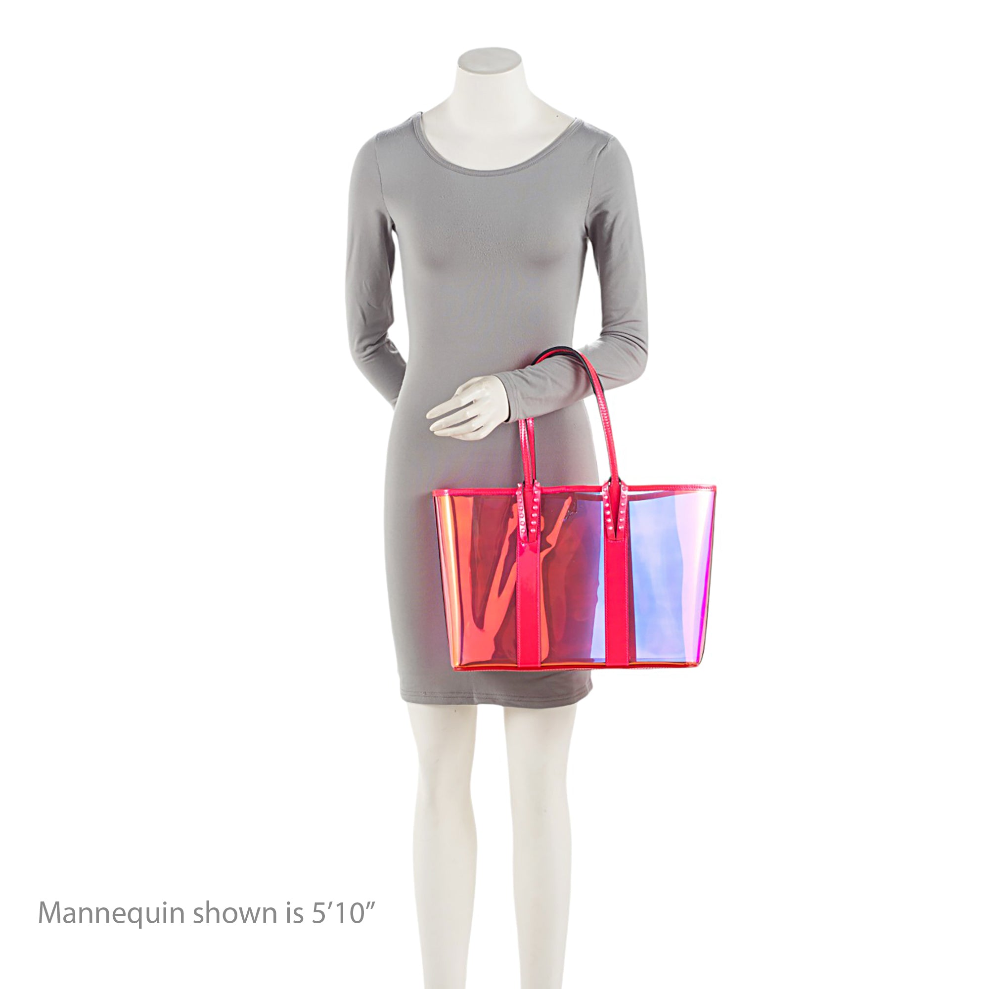 Christian Louboutin Iridescent PVC Cabata Small Tote