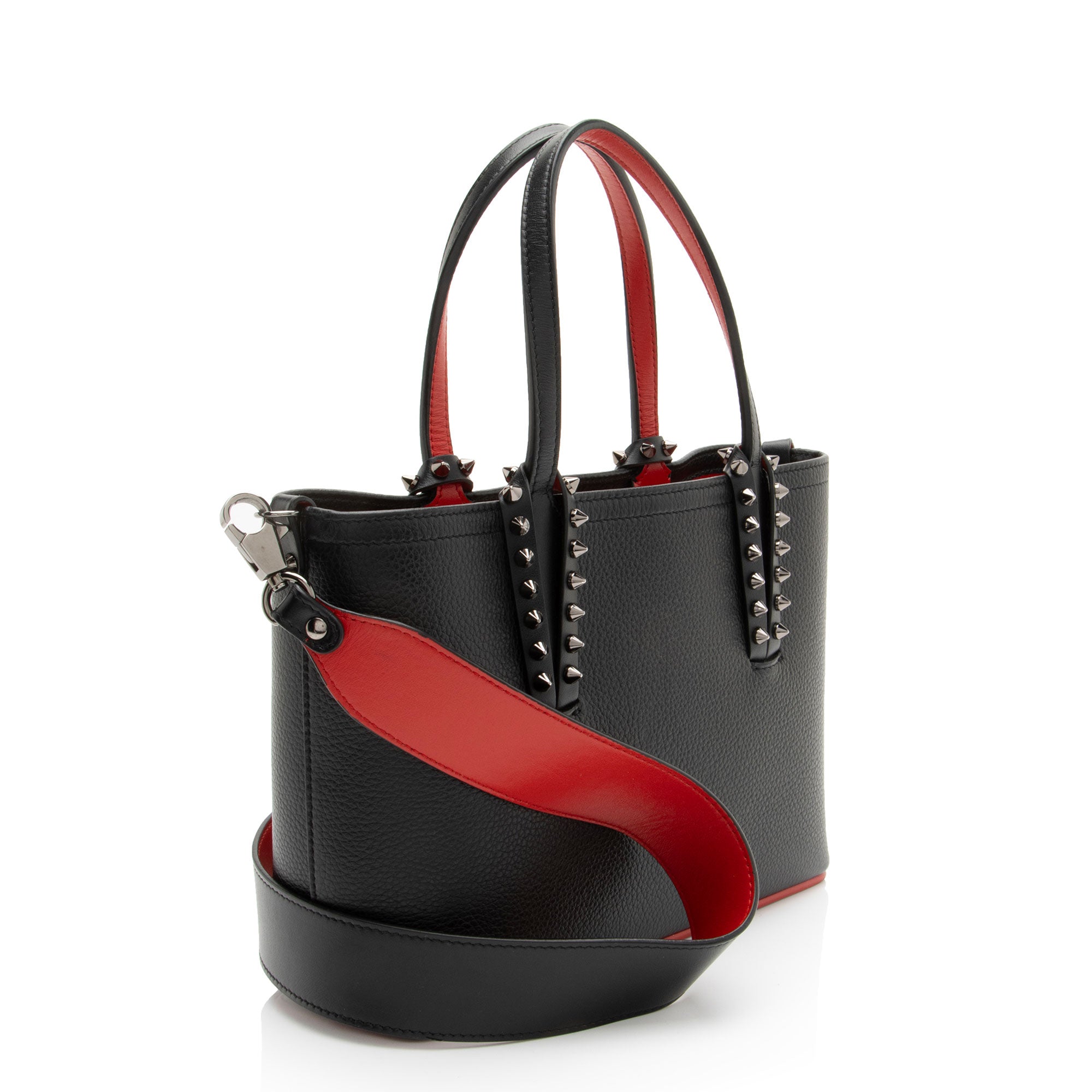 Christian Louboutin Leather Cabata Mini Tote
