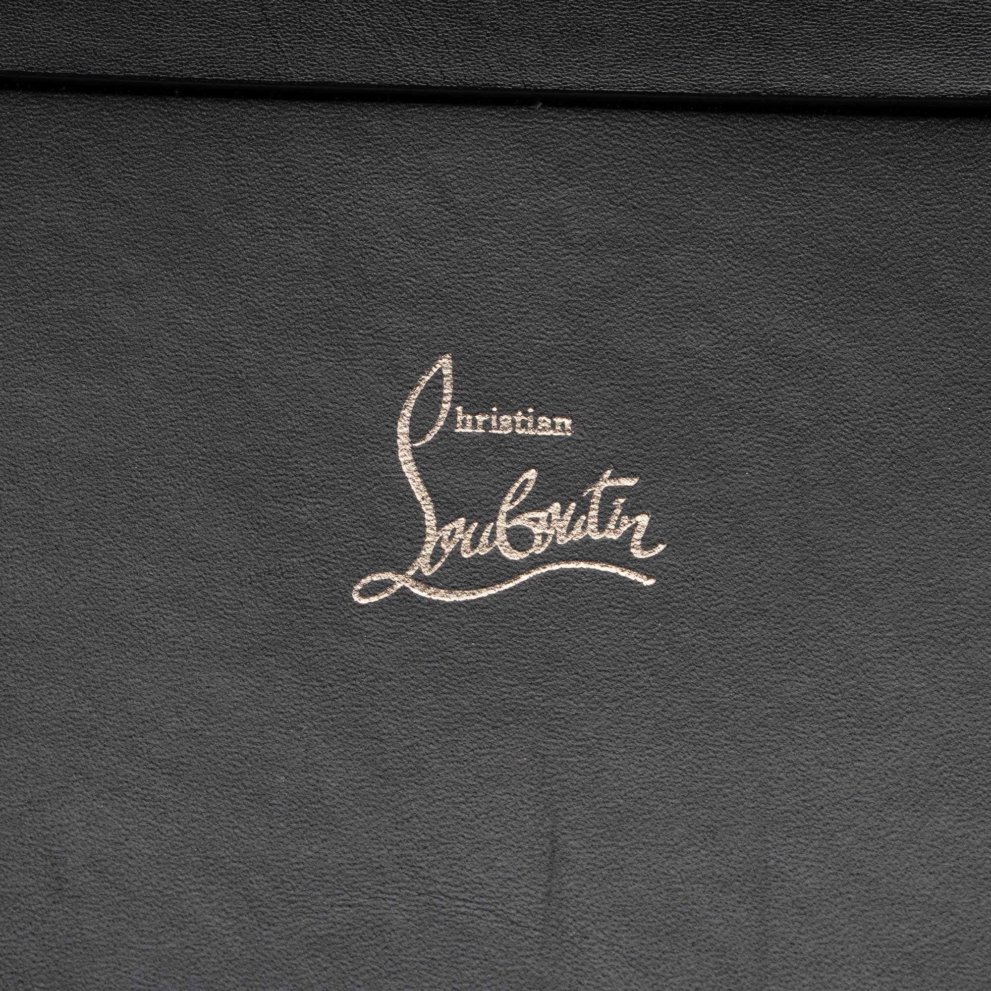 Christian Louboutin Coated Canvas Logo Peter Pouch (SHF-dP0ueF)