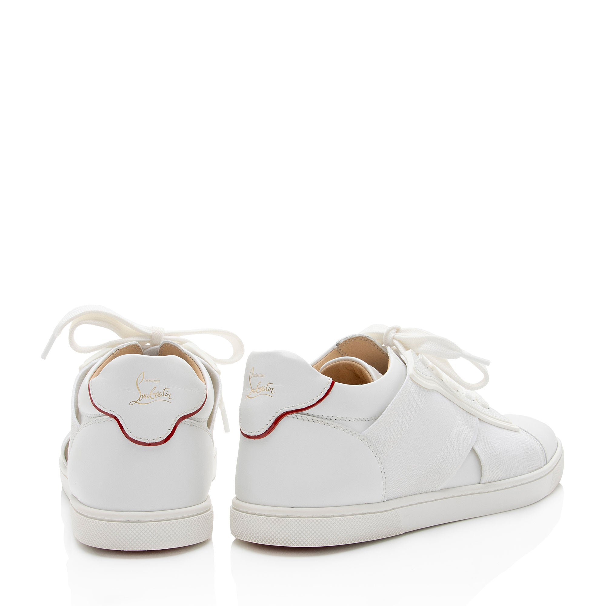 Christian Louboutin Leather Elastikid Donna Sneakers - Size 7 / 37 (SHF-n7Xx6D)