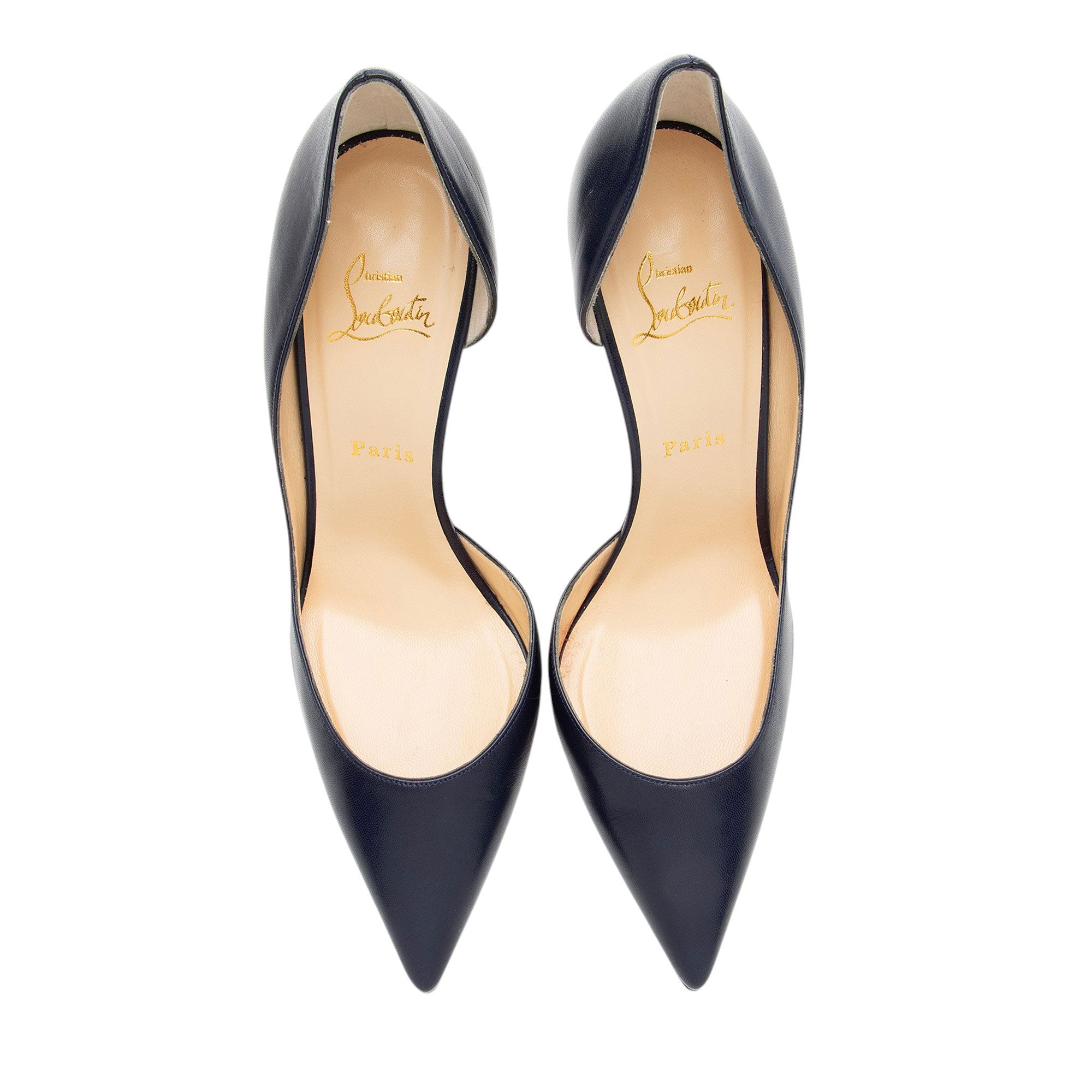 Christian Louboutin Leather Iriza d'Orsay Pumps - Size 11 / 41