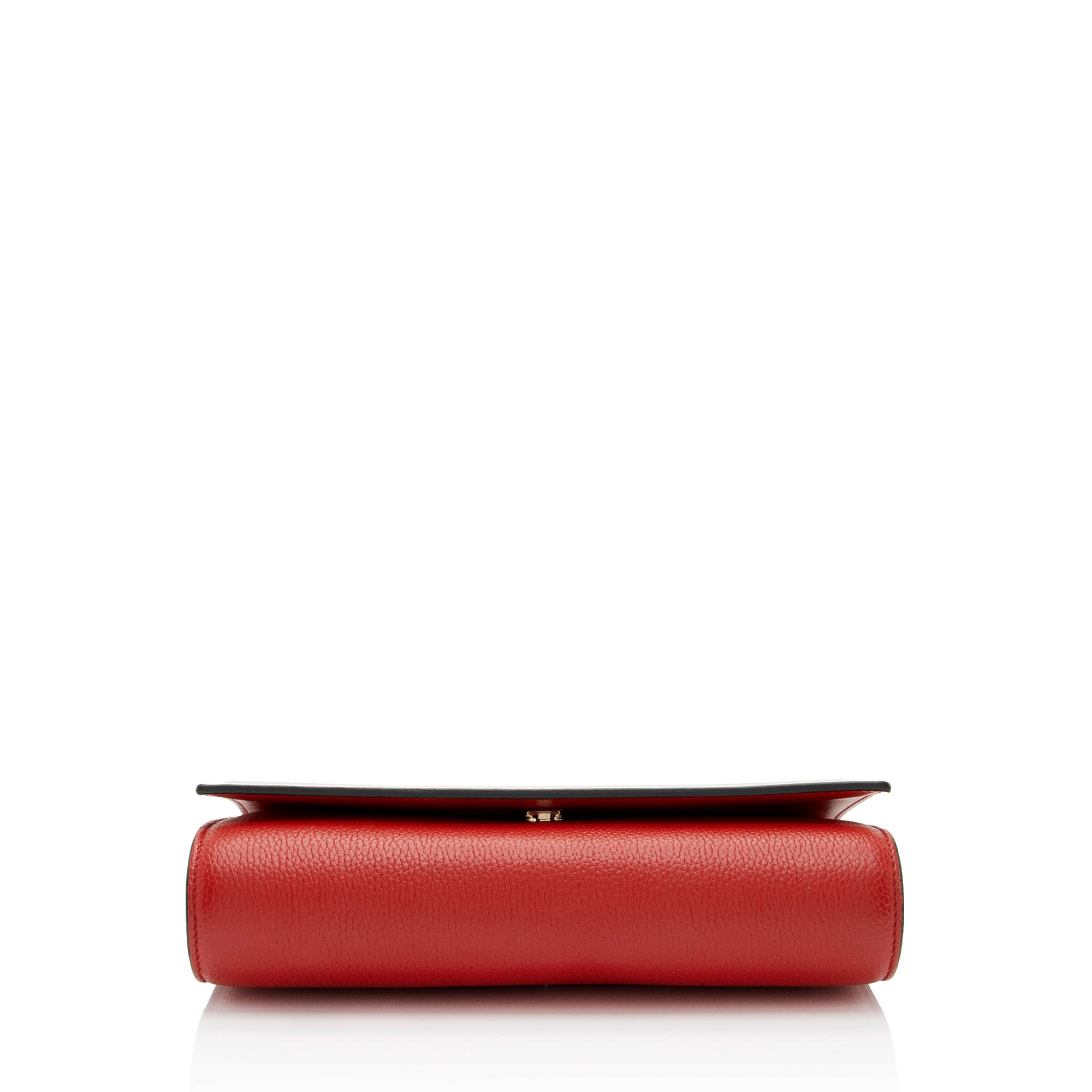 Christian Louboutin Leather Kraft Spikes Paloma Clutch (SHF-E2kWEn)