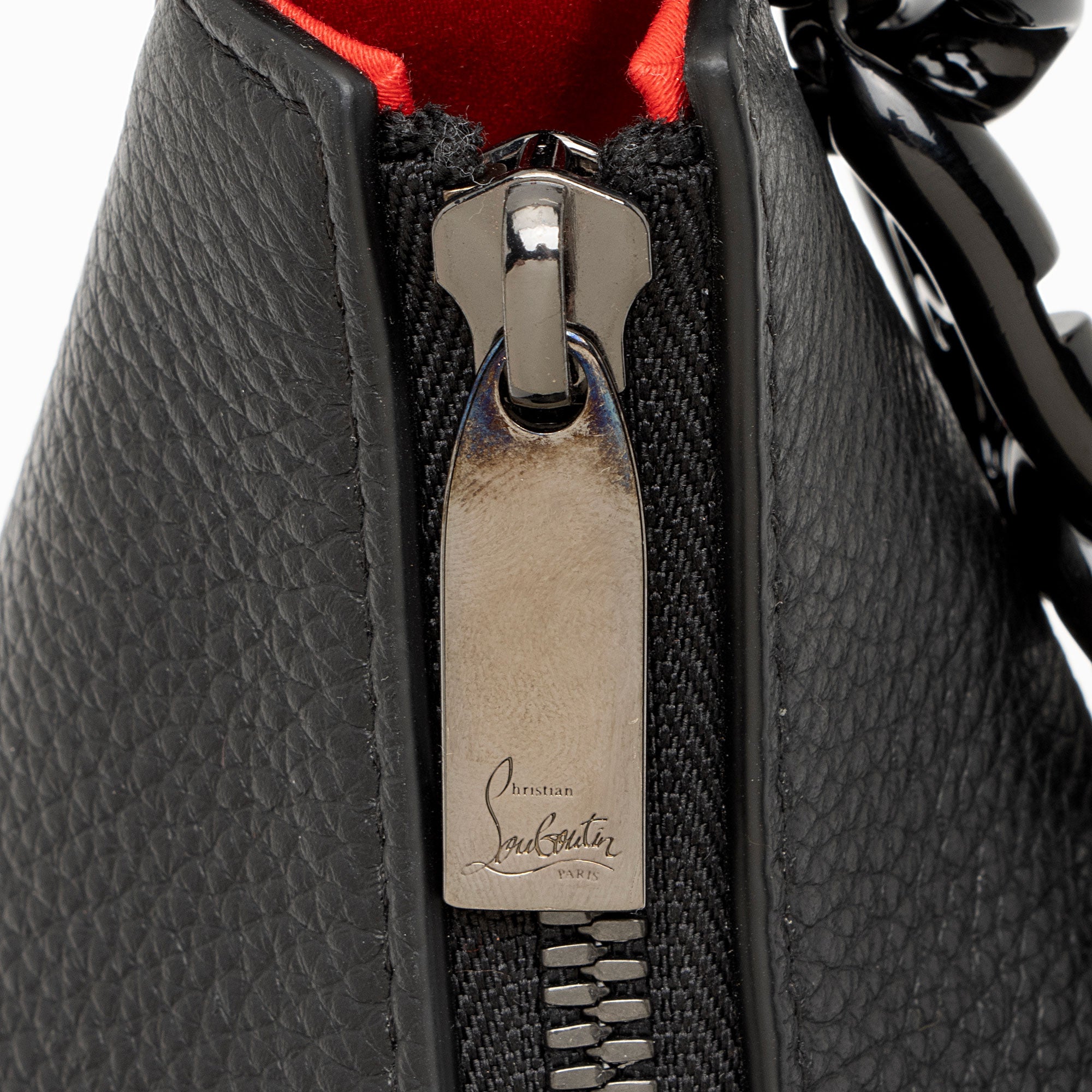 Christian Louboutin Leather Loubila Chain Shoulder Bag