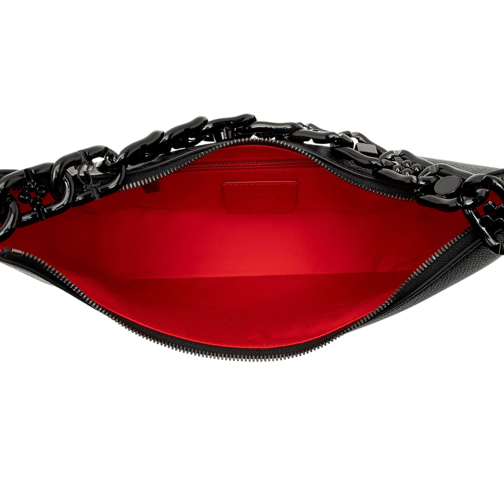 Christian Louboutin Leather Loubila Chain Shoulder Bag