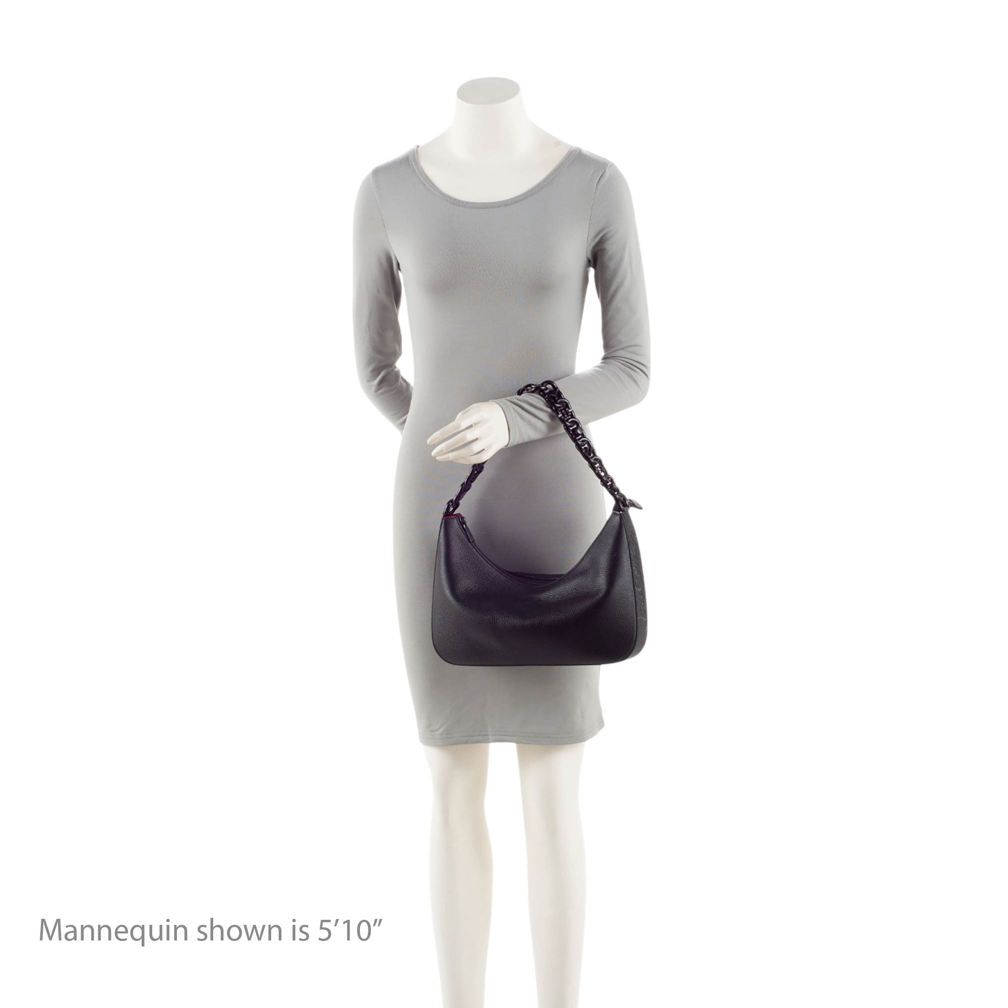 Christian Louboutin Leather Loubila Chain Shoulder Bag