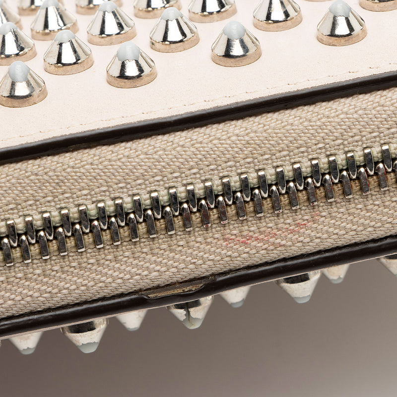 Christian Louboutin Leather Panettone Spikes Wallet (SHF-g8MgD9)