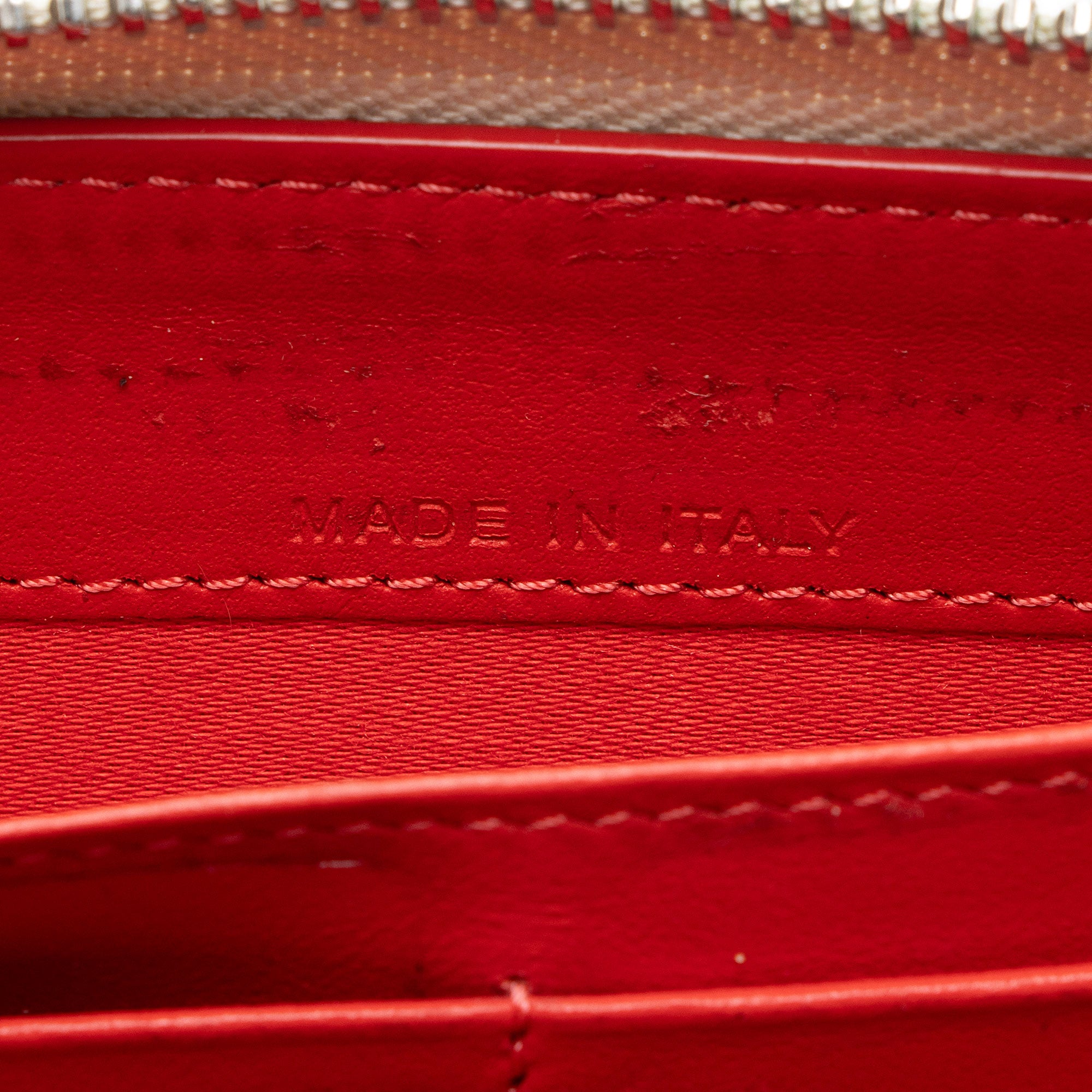 Christian Louboutin Leather Spiked Panettone Wallet