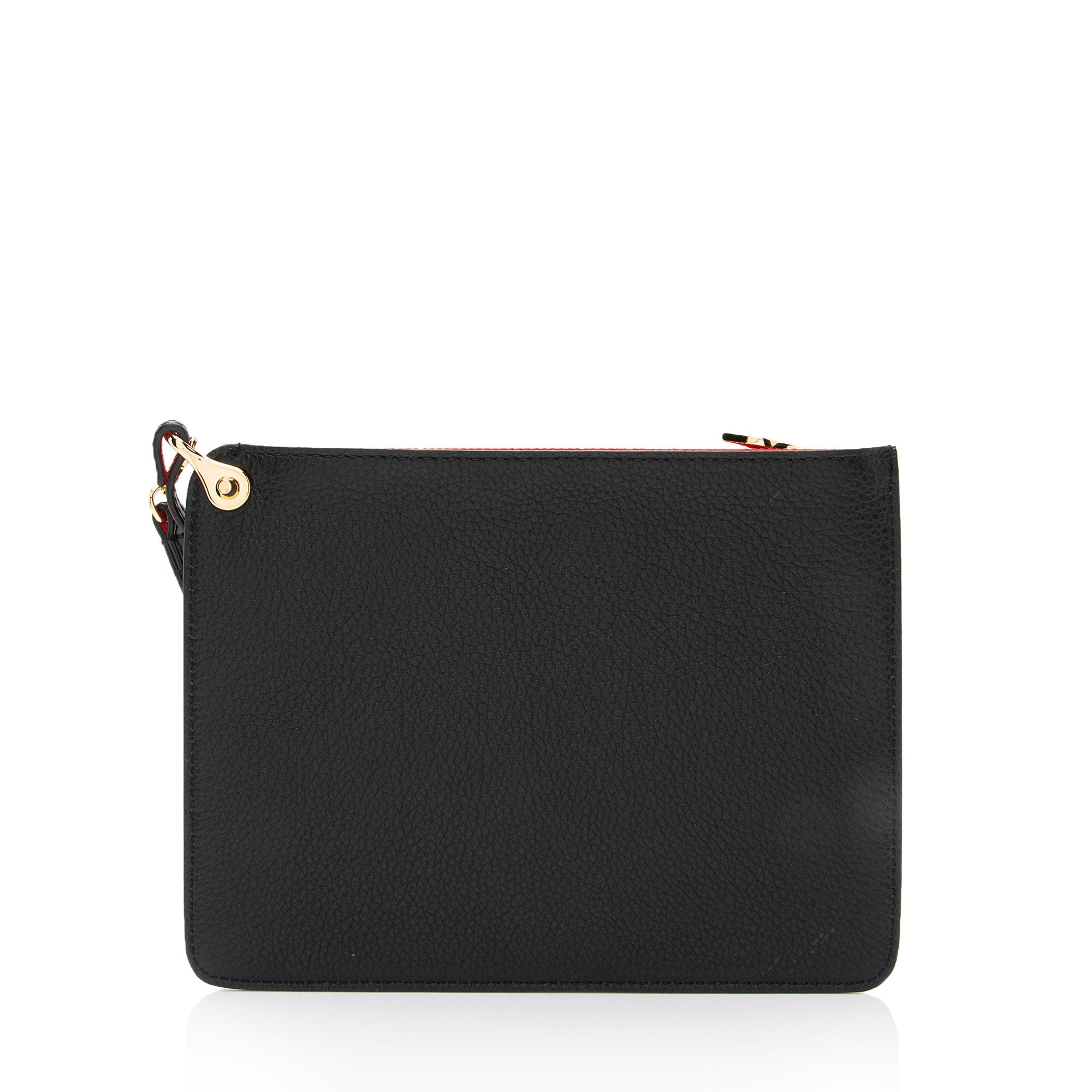 Christian Louboutin Leather Pochette (SHF-OuS1BI)