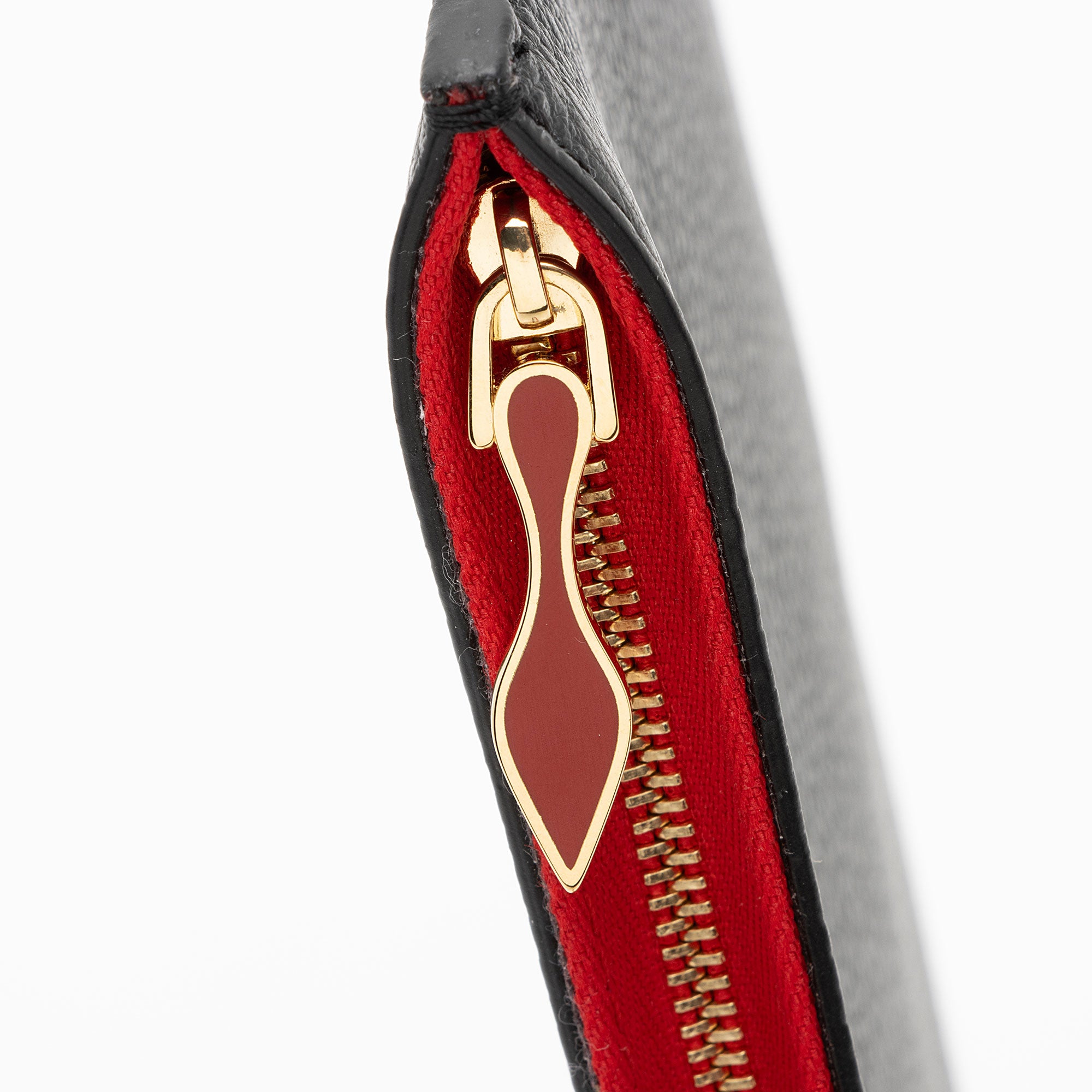 Christian Louboutin Leather Pochette (SHF-OuS1BI)