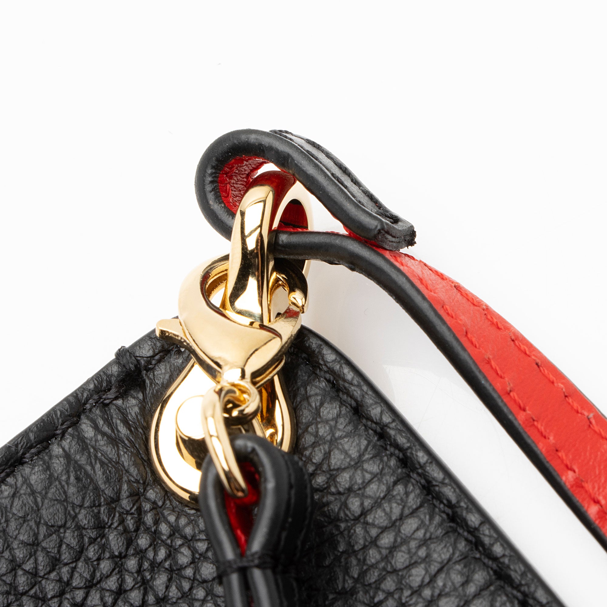 Christian Louboutin Leather Pochette (SHF-OuS1BI)
