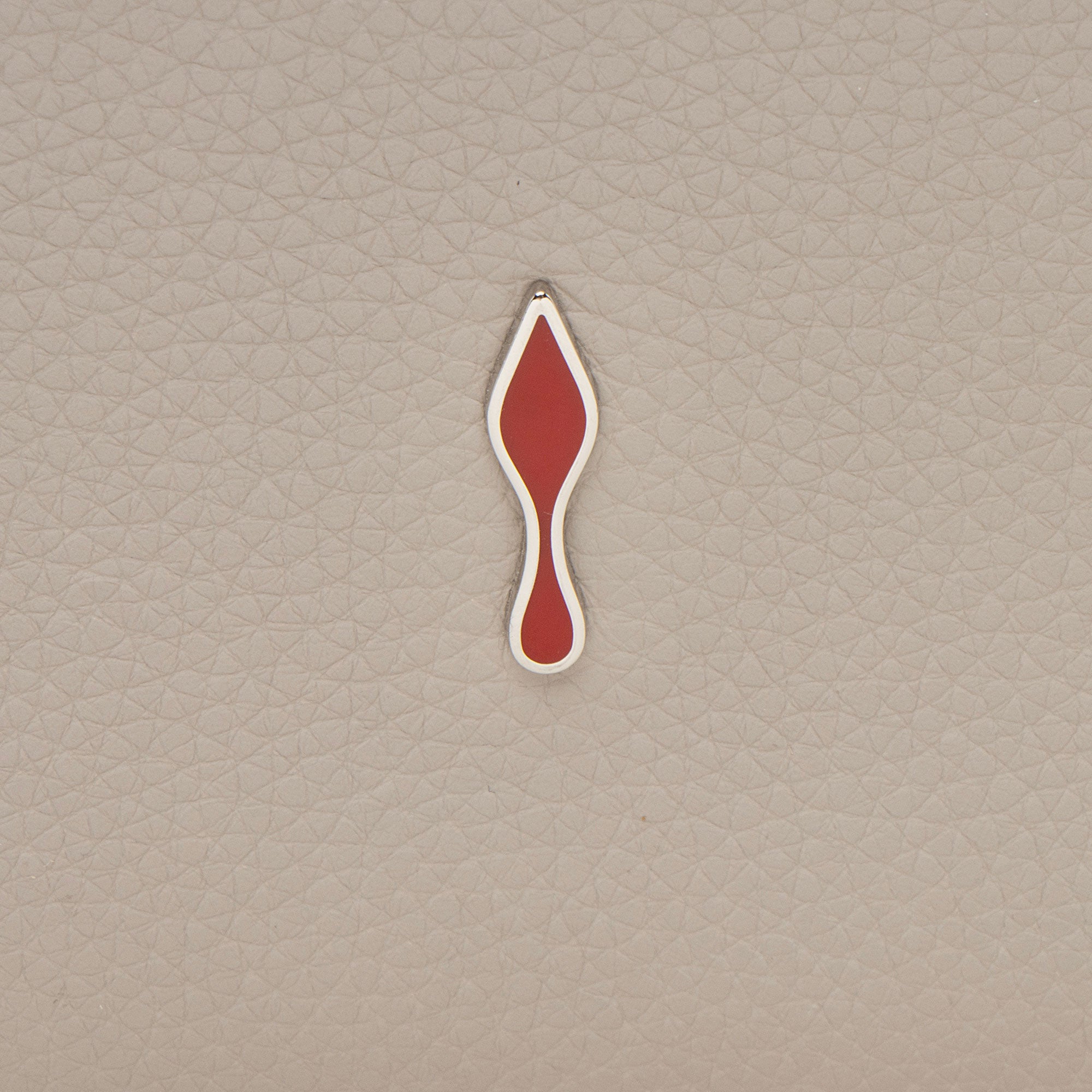 Christian Louboutin Leather Spiked Loubinthesky Paloma Clutch