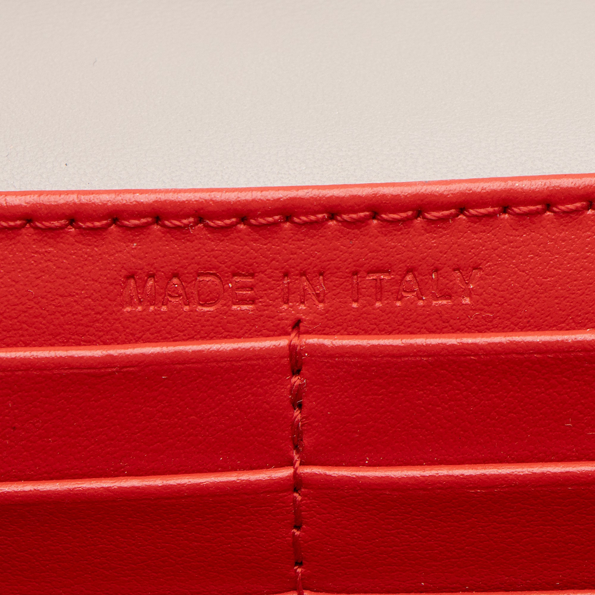 Christian Louboutin Leather Spiked Loubinthesky Paloma Clutch