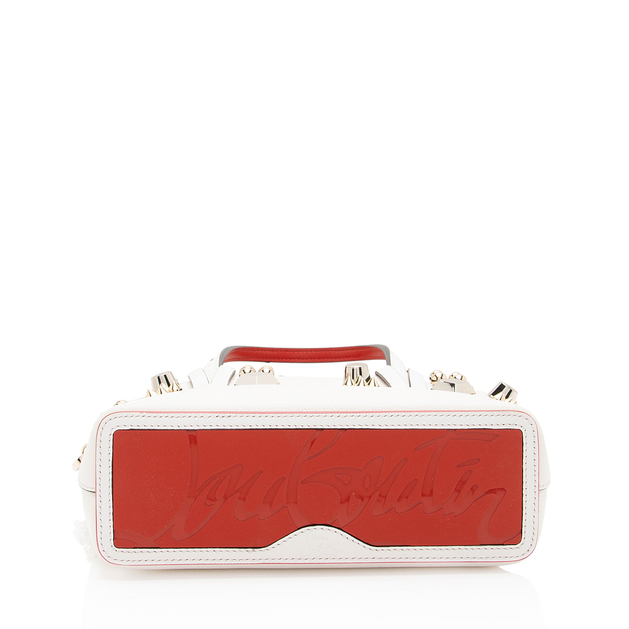 Christian Louboutin Leather Spiked Empire Cabata Mini Tote (SHF-NfPK9r)