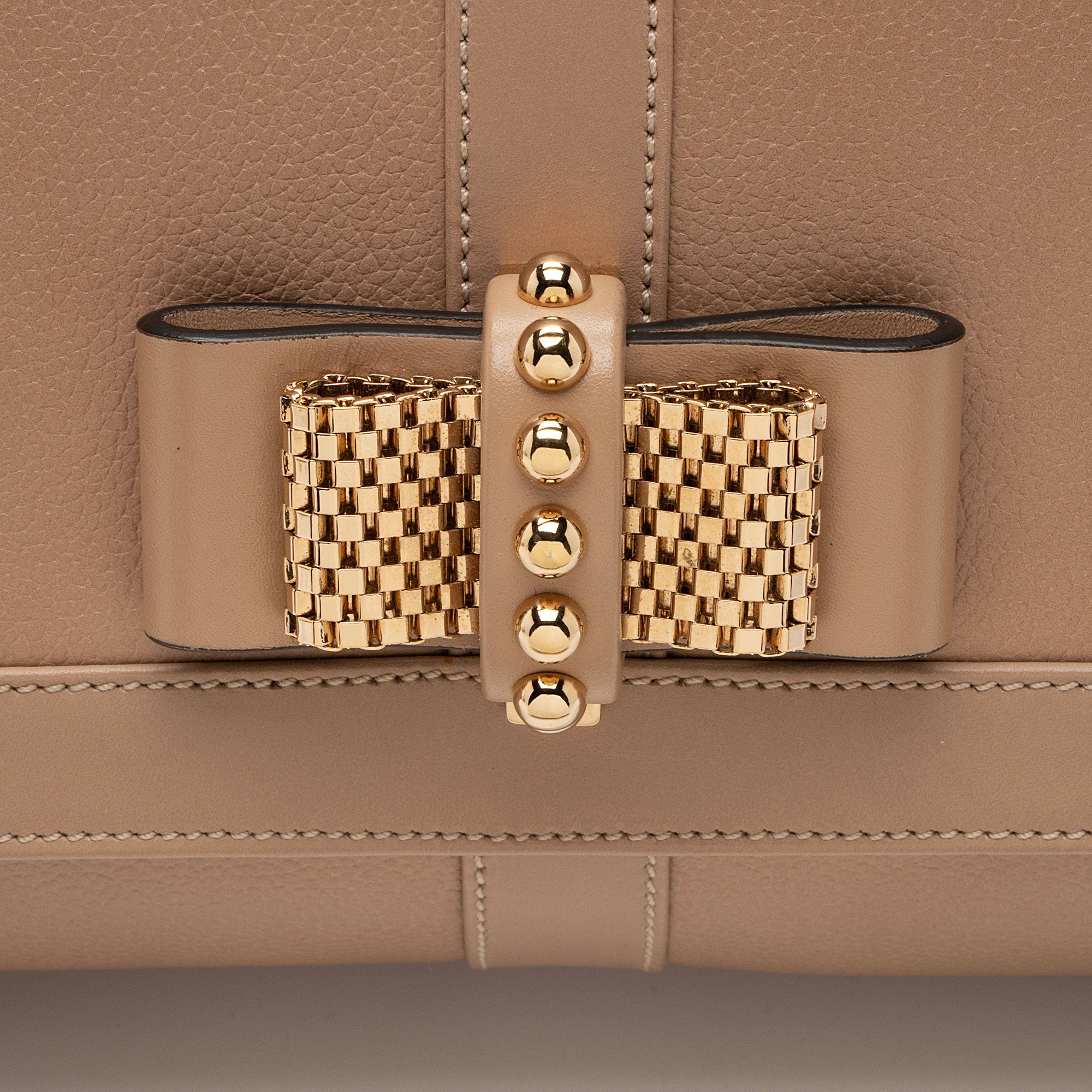 Christian Louboutin Leather Sweet Charity Medium Shoulder Bag (SHF-NezSLu)