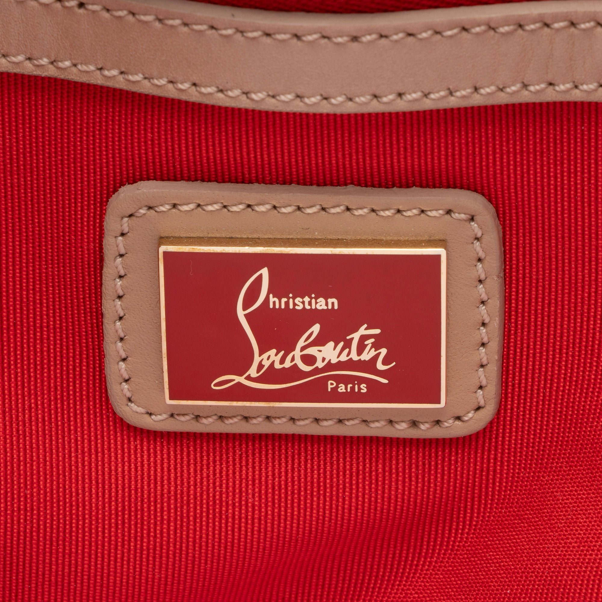 Christian Louboutin Leather Sweet Charity Medium Shoulder Bag (SHF-NezSLu)