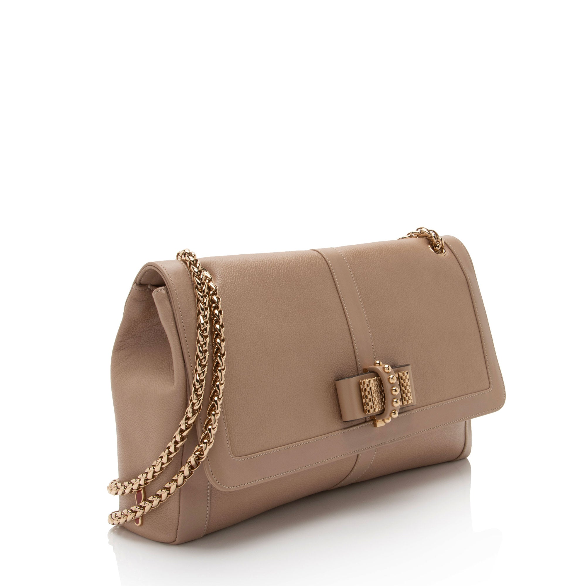 Christian Louboutin Leather Sweet Charity Medium Shoulder Bag (SHF-NezSLu)