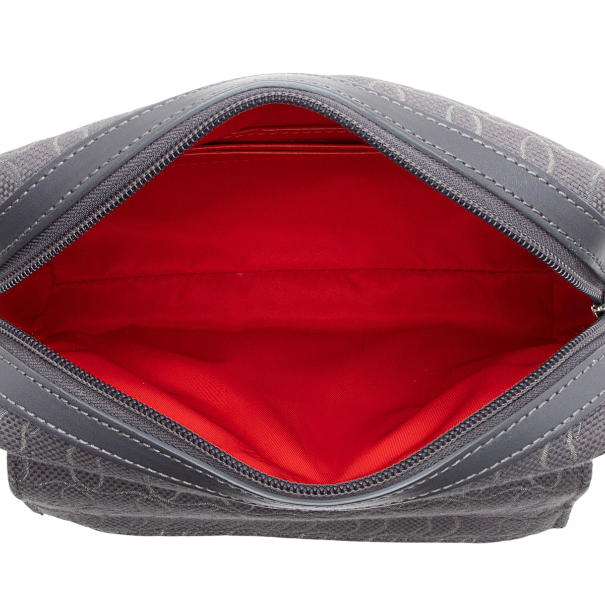 Christian Louboutin Logo Canvas Zip N Flap Messenger