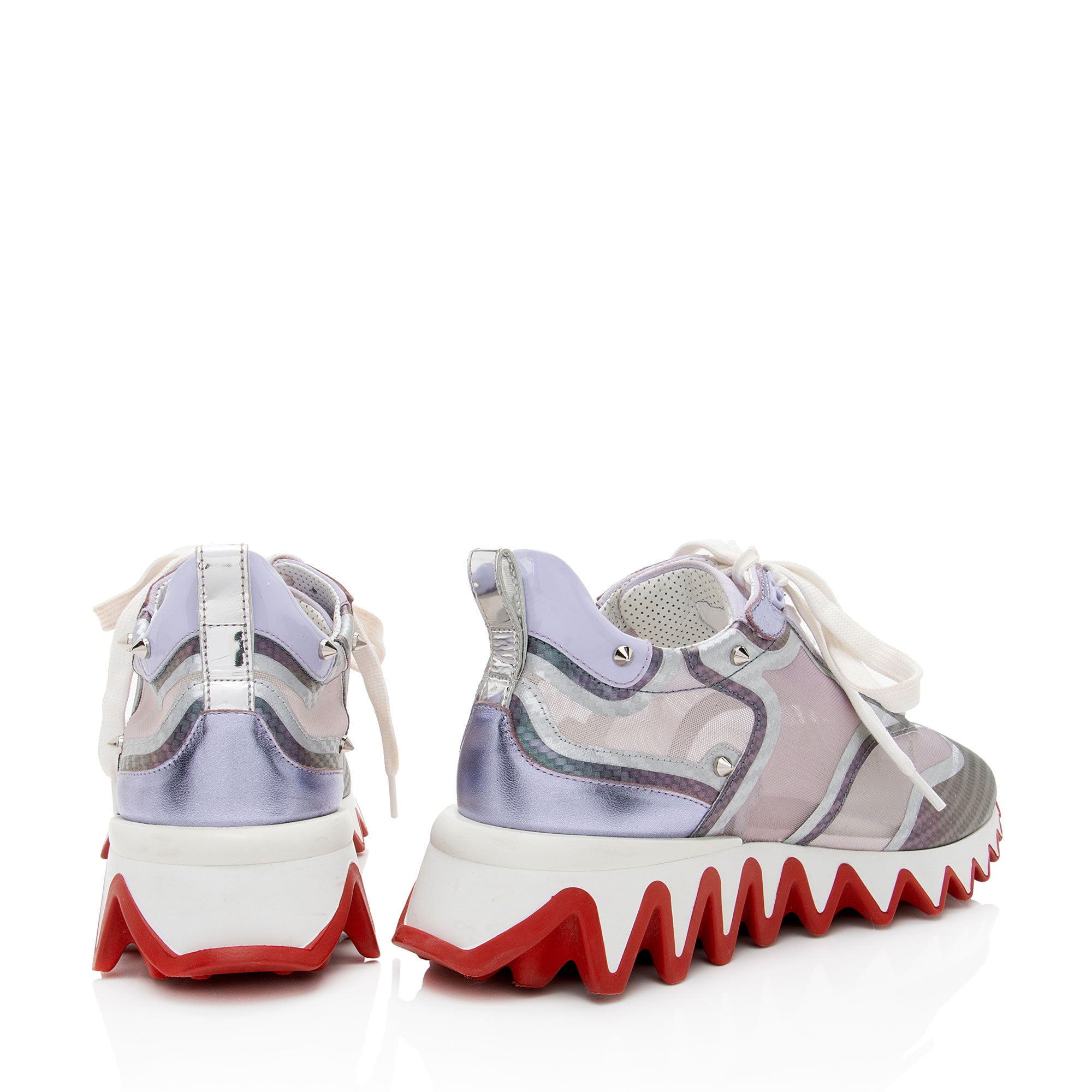 Christian Louboutin Mesh Sharkina Sneakers - Size 8 / 38