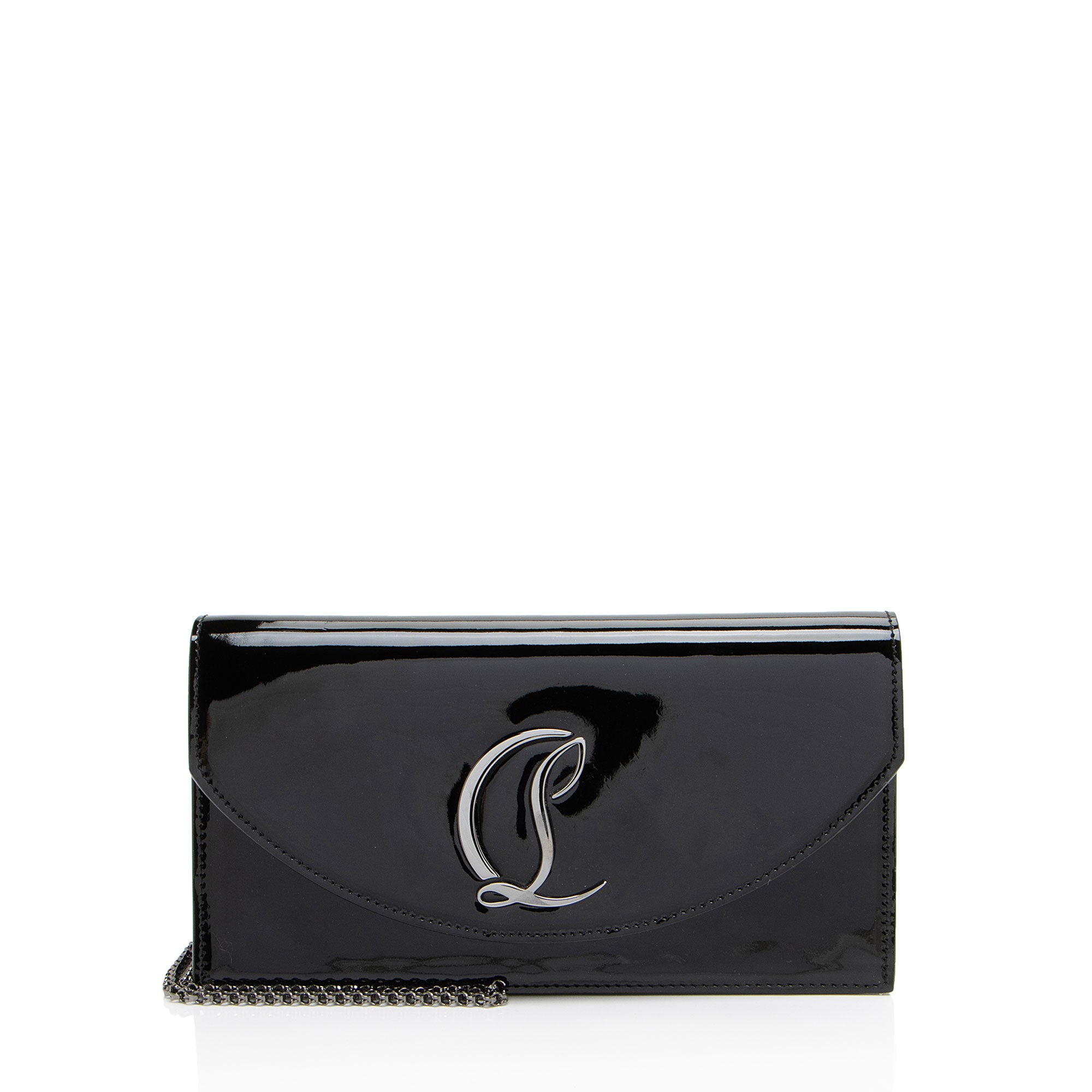 Christian Louboutin Patent Leather Loubi54 Clutch