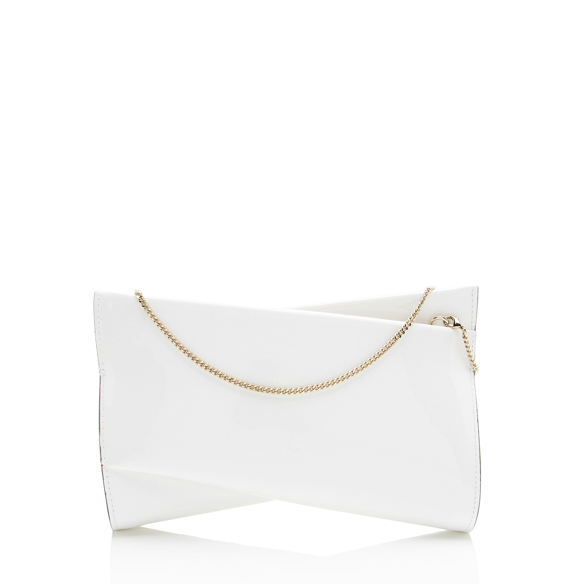 Christian Louboutin Patent Leather Loubitwist Clutch