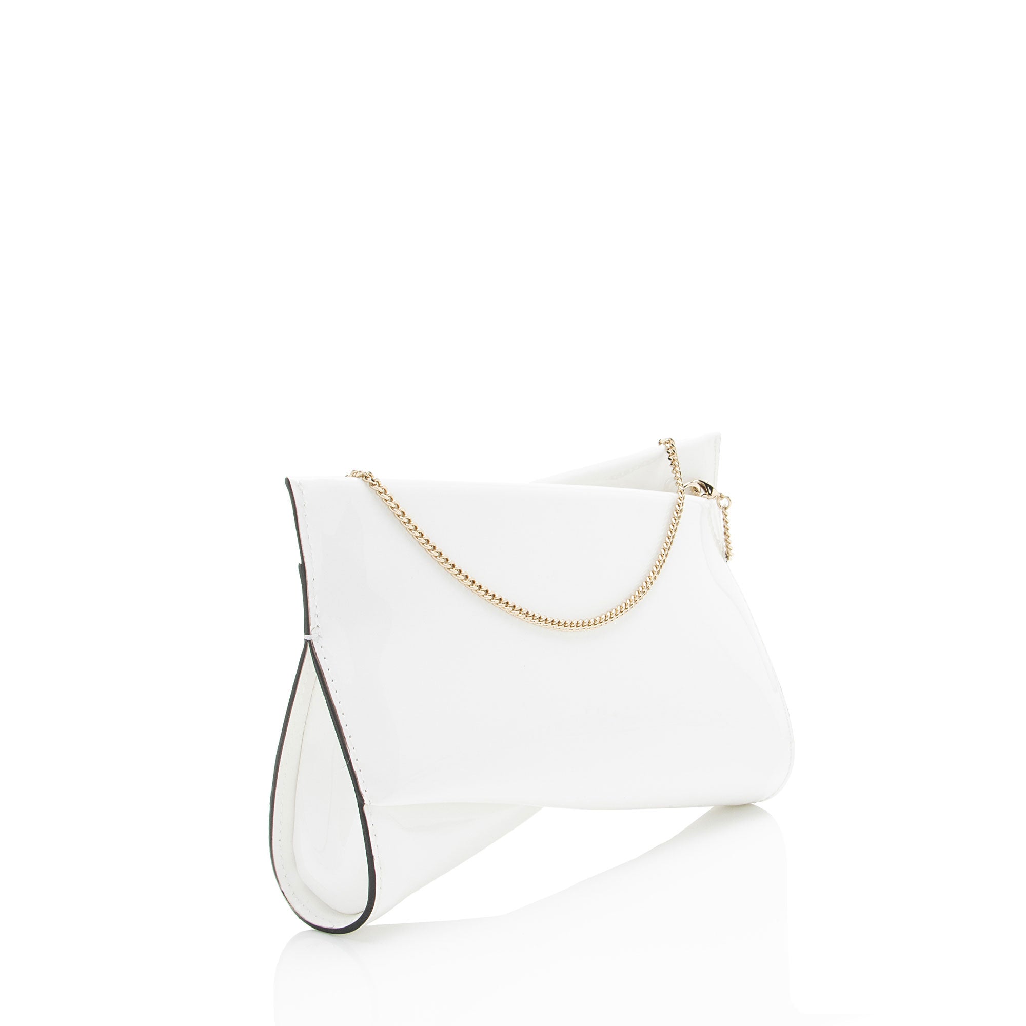 Christian Louboutin Patent Leather Loubitwist Clutch