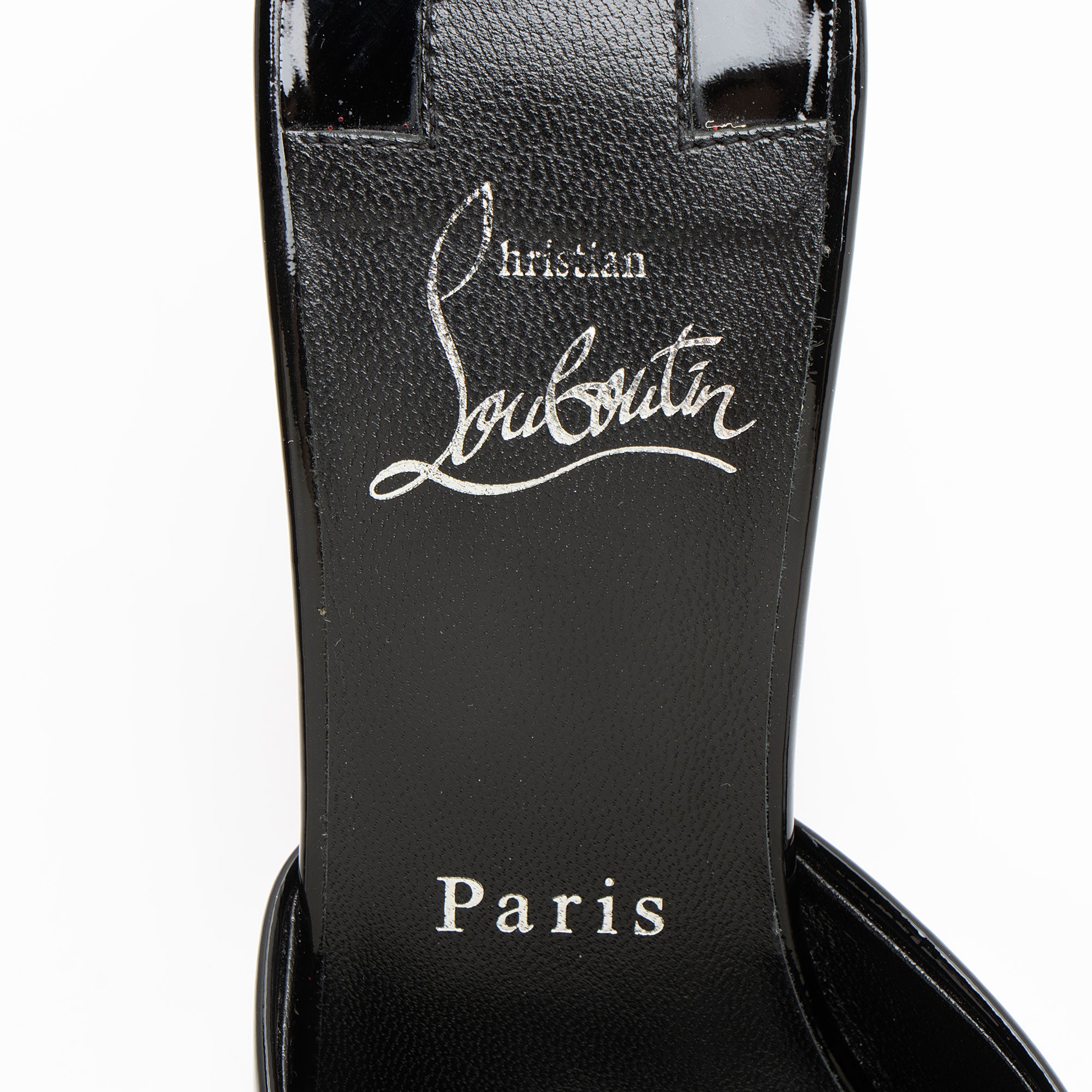 Christian Louboutin Patent Leather Me Dolly Mules - Size 7 / 37