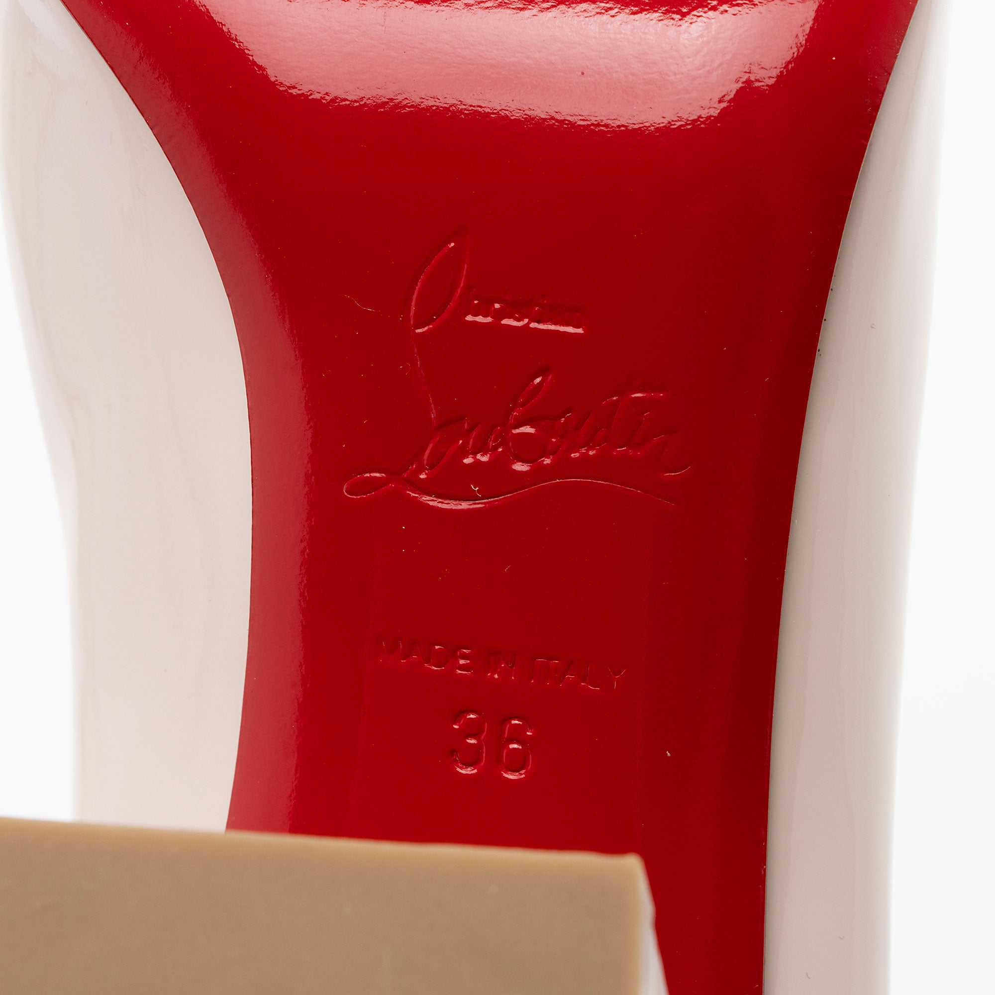 Christian Louboutin Patent Leather Miss Sab Pumps - Size 6 / 36 (SHF-imKkMw)